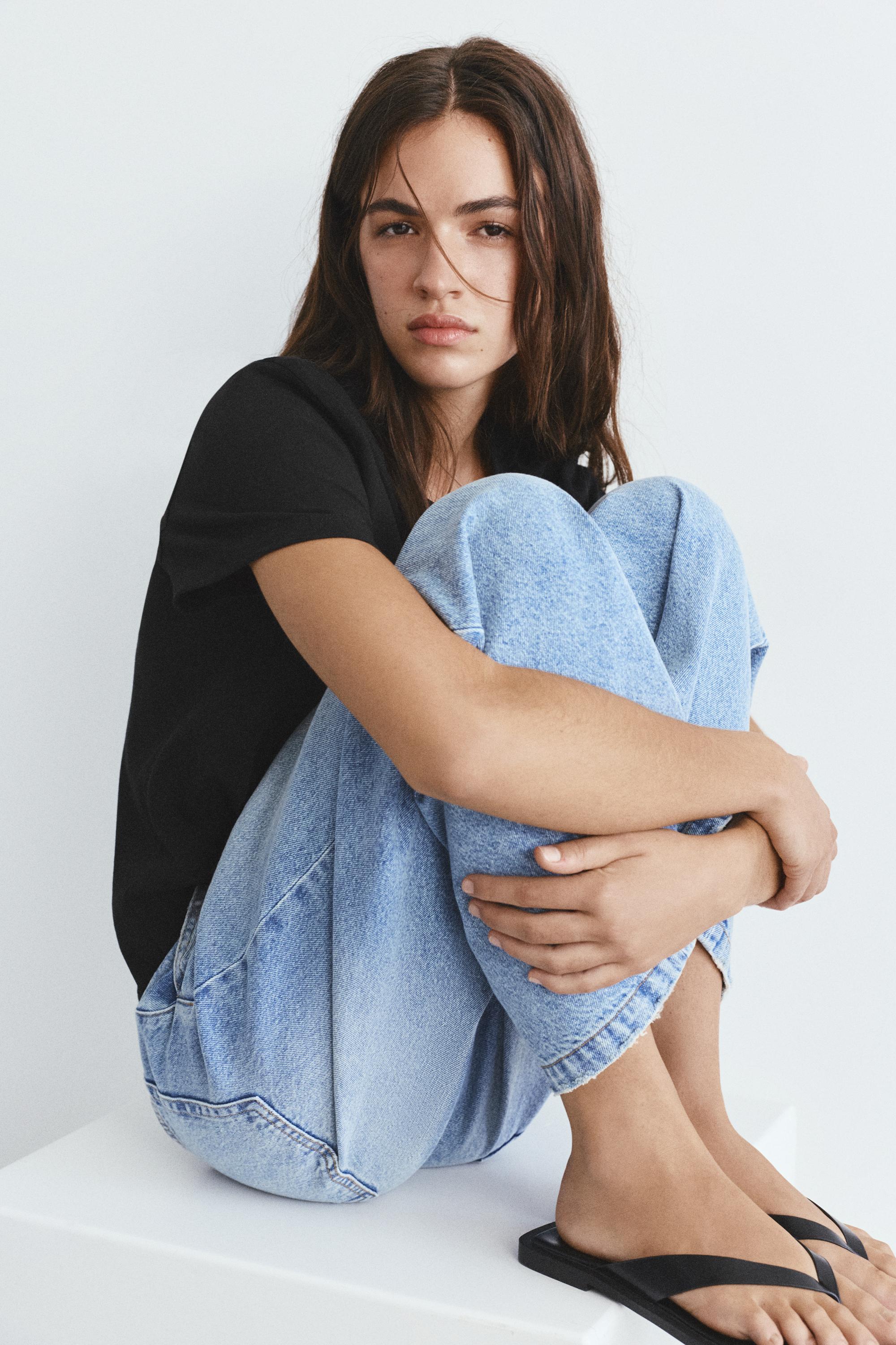 %100 pamuklu kısa kollu t-shirt - Görsel 60