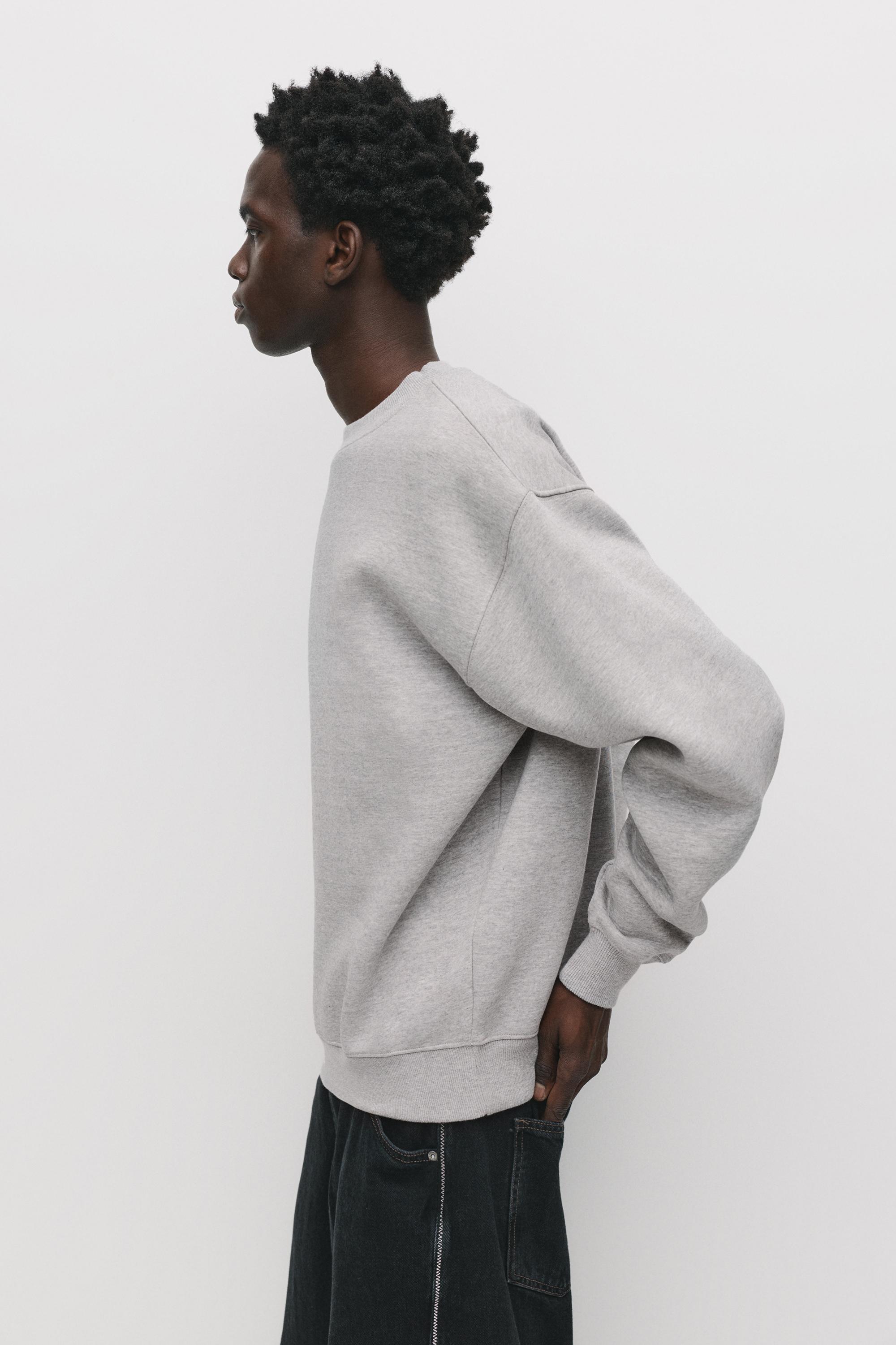 Basic bisiklet yaka sweatshirt - Görsel 48