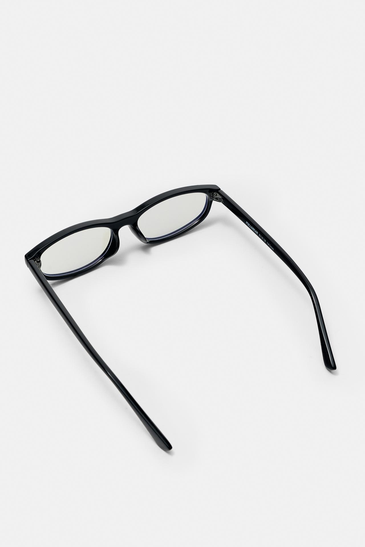 Blue-light filter glasses — Black