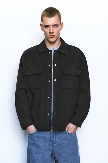 Long sleeve overshirt — Black 2