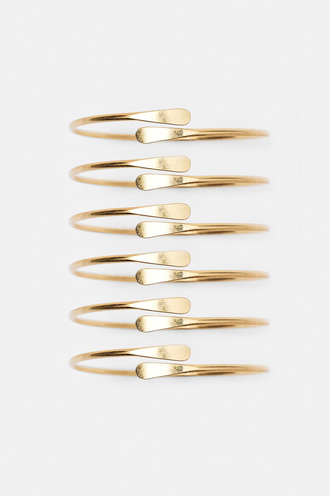 Braccialetti grossi oro e argento per le donne non si ossidano Braccialetti grossi oro e argento per le donne non si ossidano