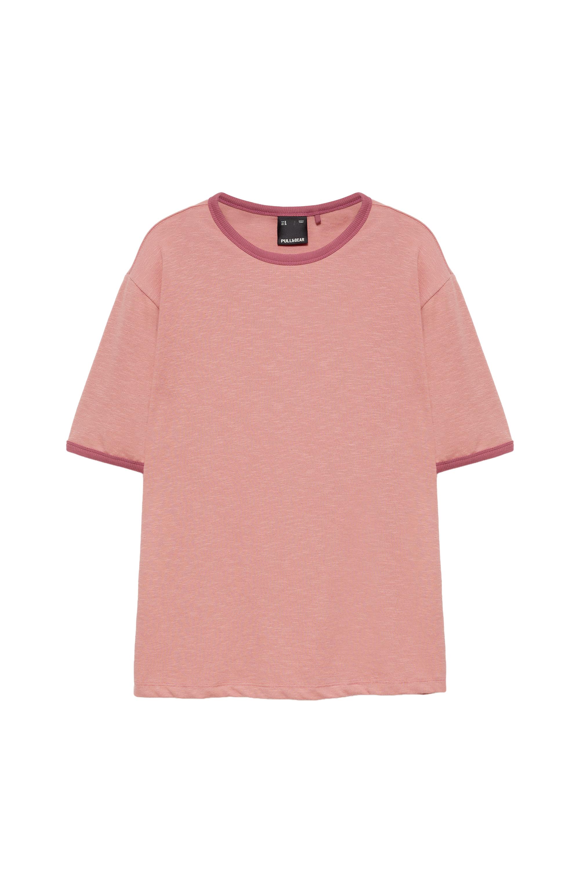 Pull&Bear Kontrast ribanalı tişört görsel 2