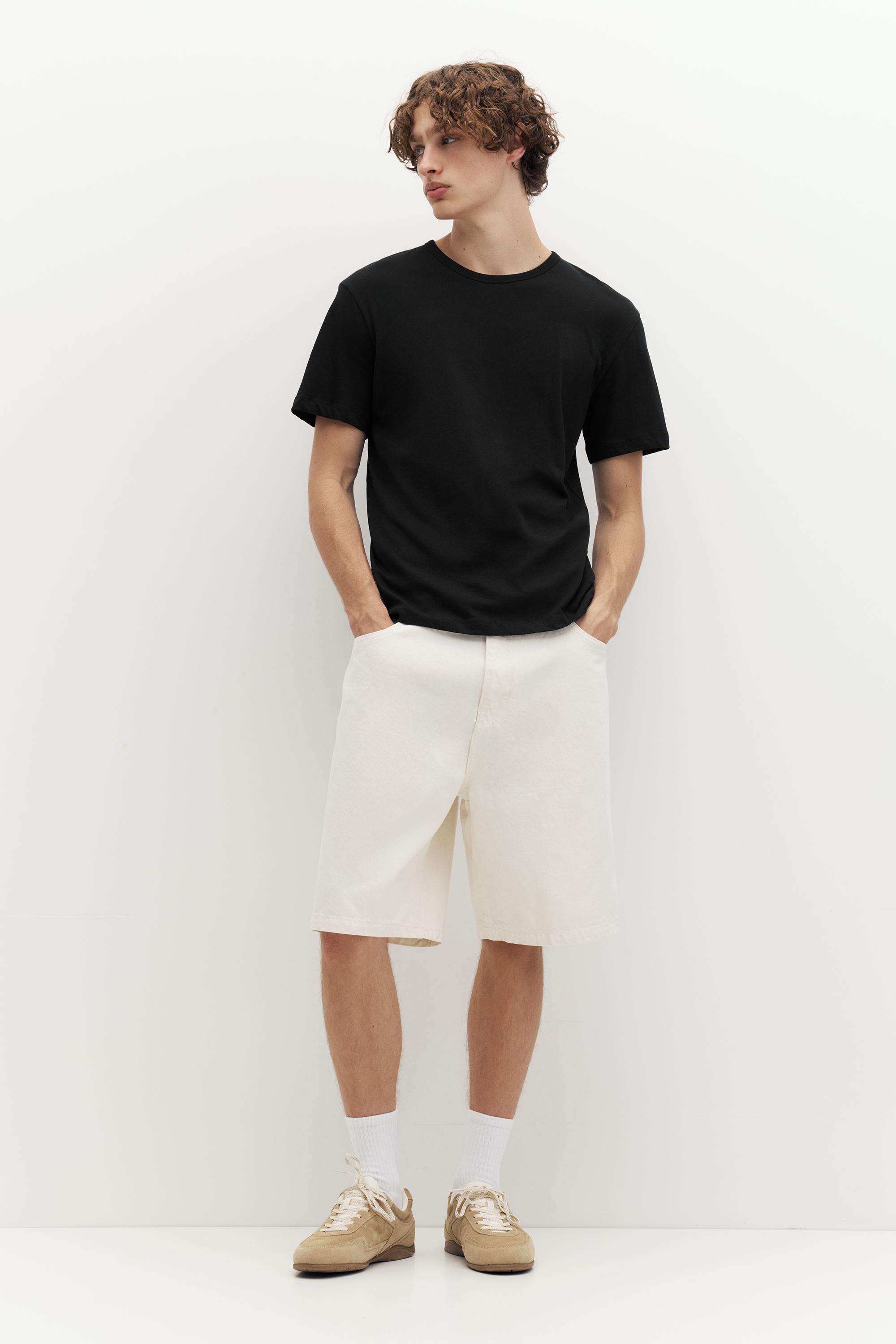 Basic slim fit tişört - Görsel 6