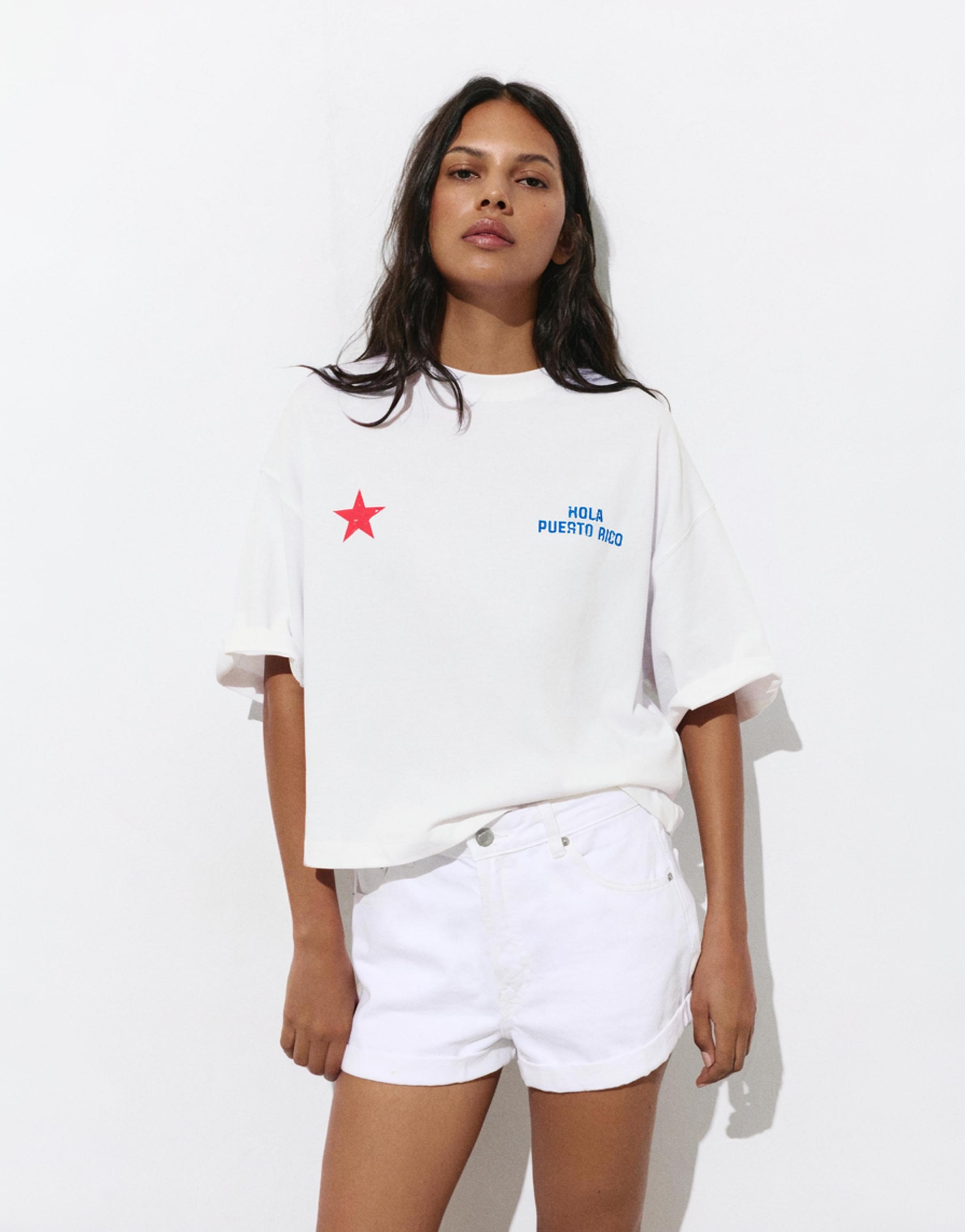 Puerto Rico graphic T-shirt — White