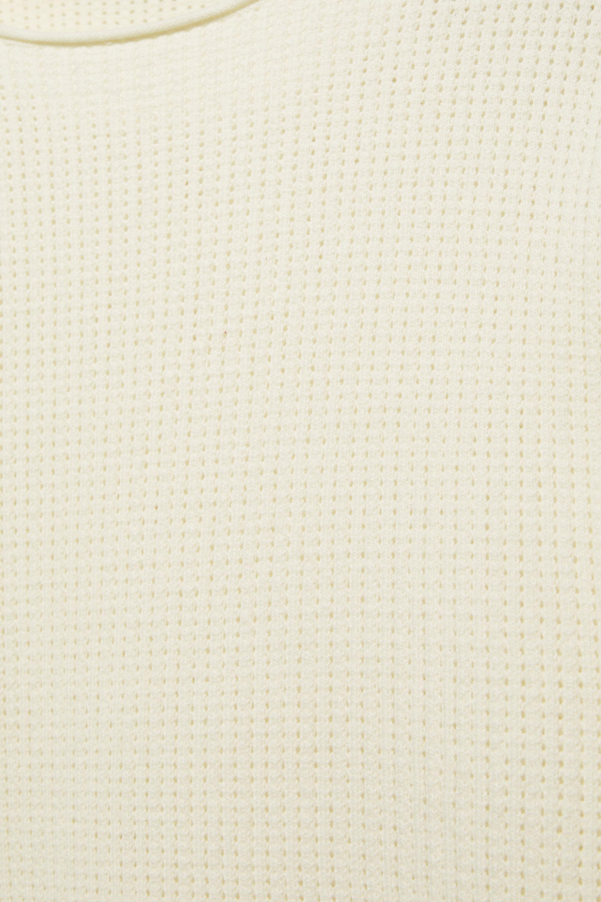 Cutwork knit jumper — Off white (alternate view)