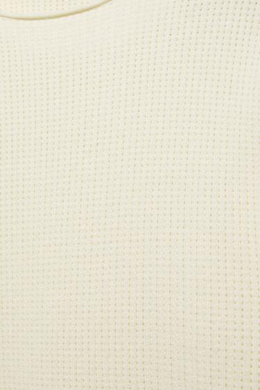 Cutwork knit jumper — Off white 8