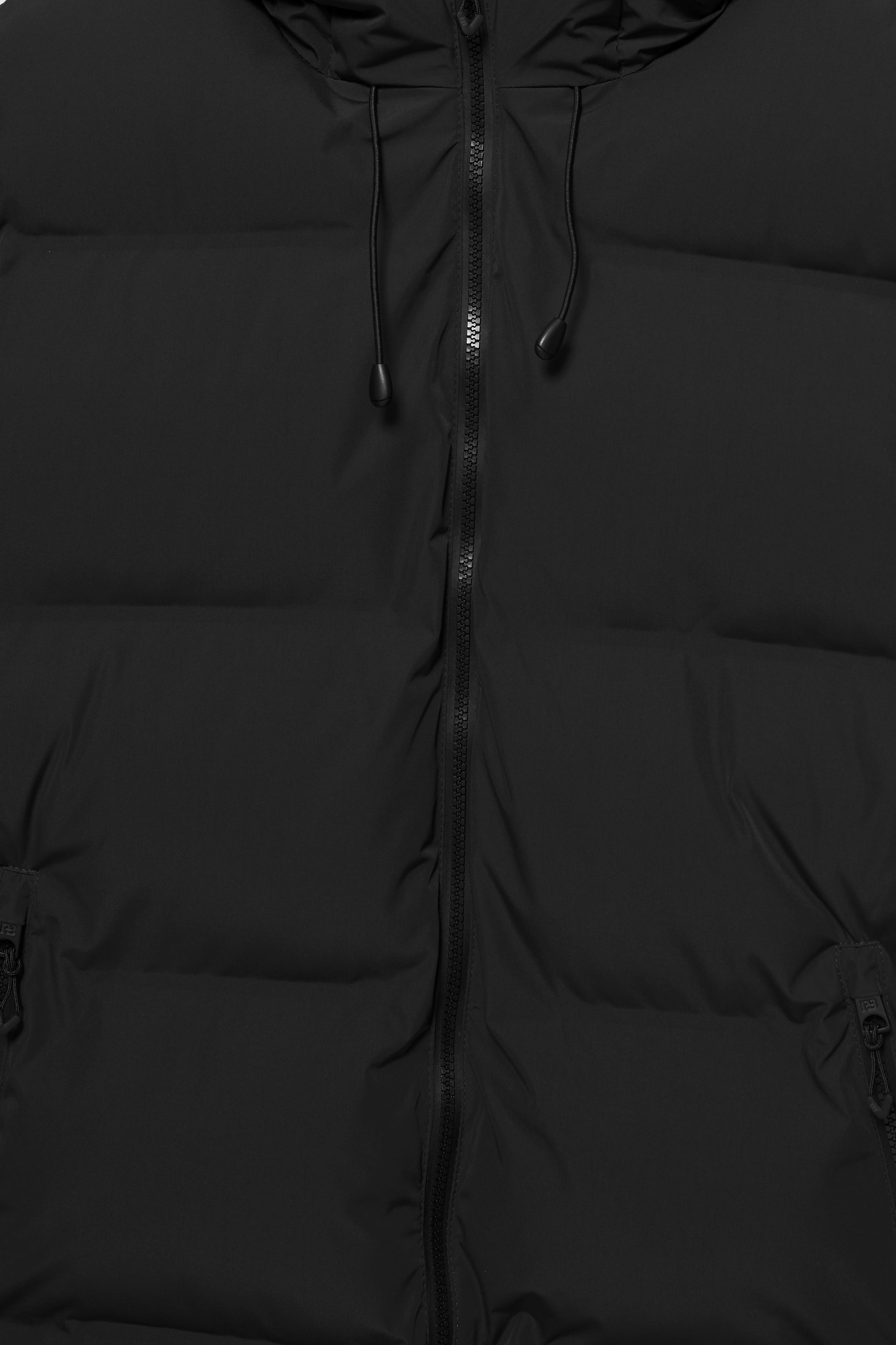 Kapüşonlu, ısıyla mühürlenmiş şişme ceket - Görsel 3