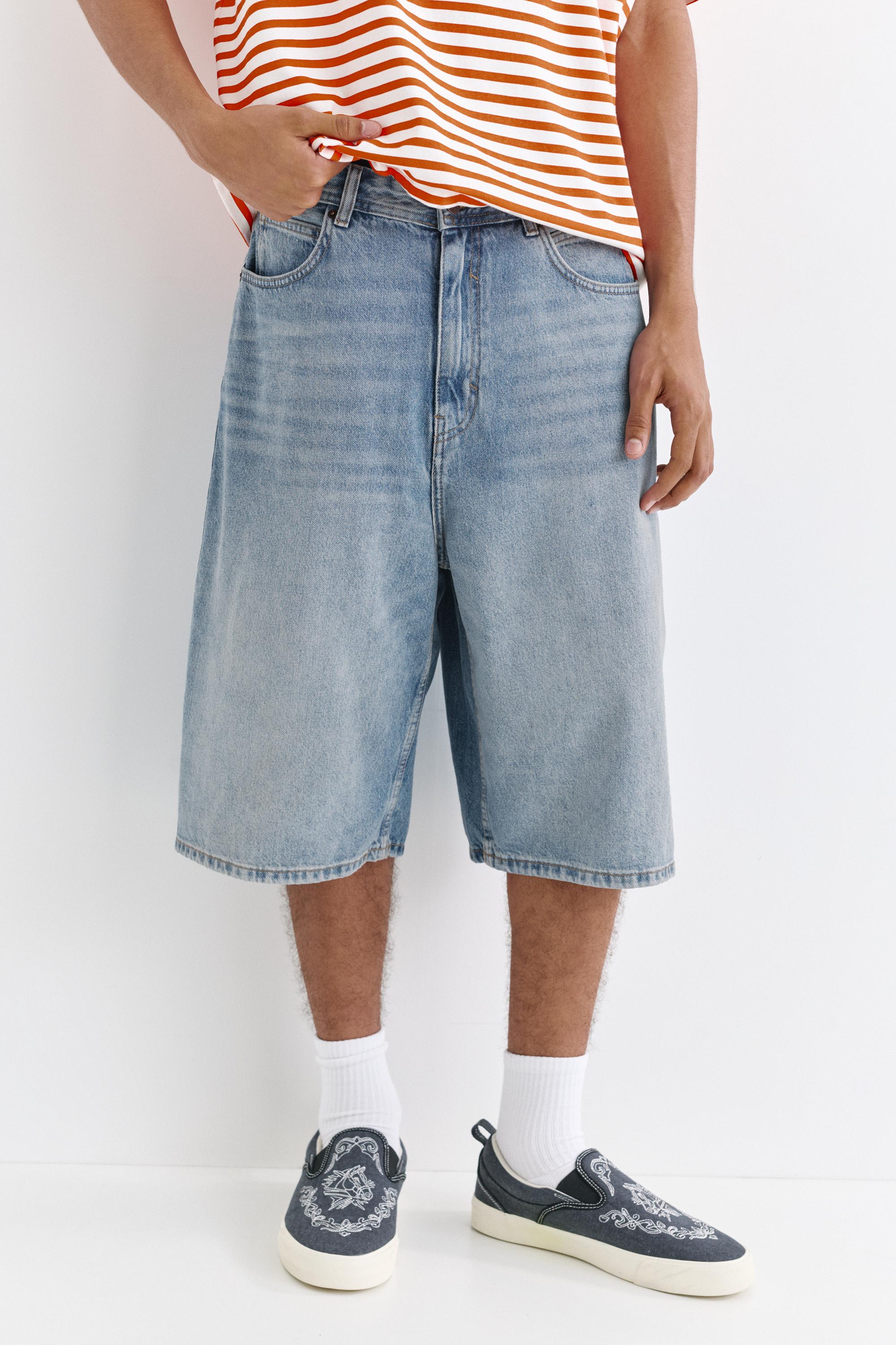 Skater jorts — Medium blue