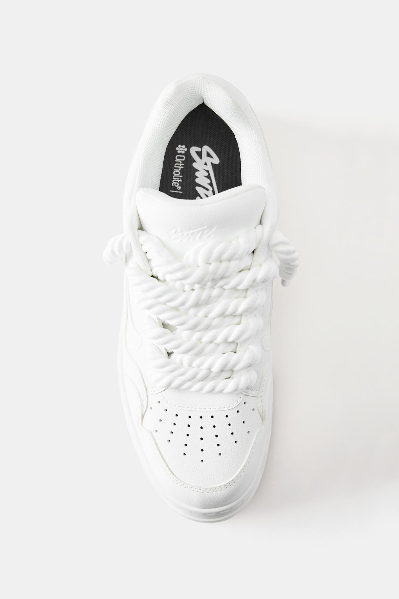 STWD lace-up trainers — White