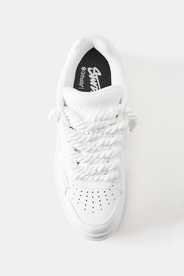 STWD lace-up trainers — White 4