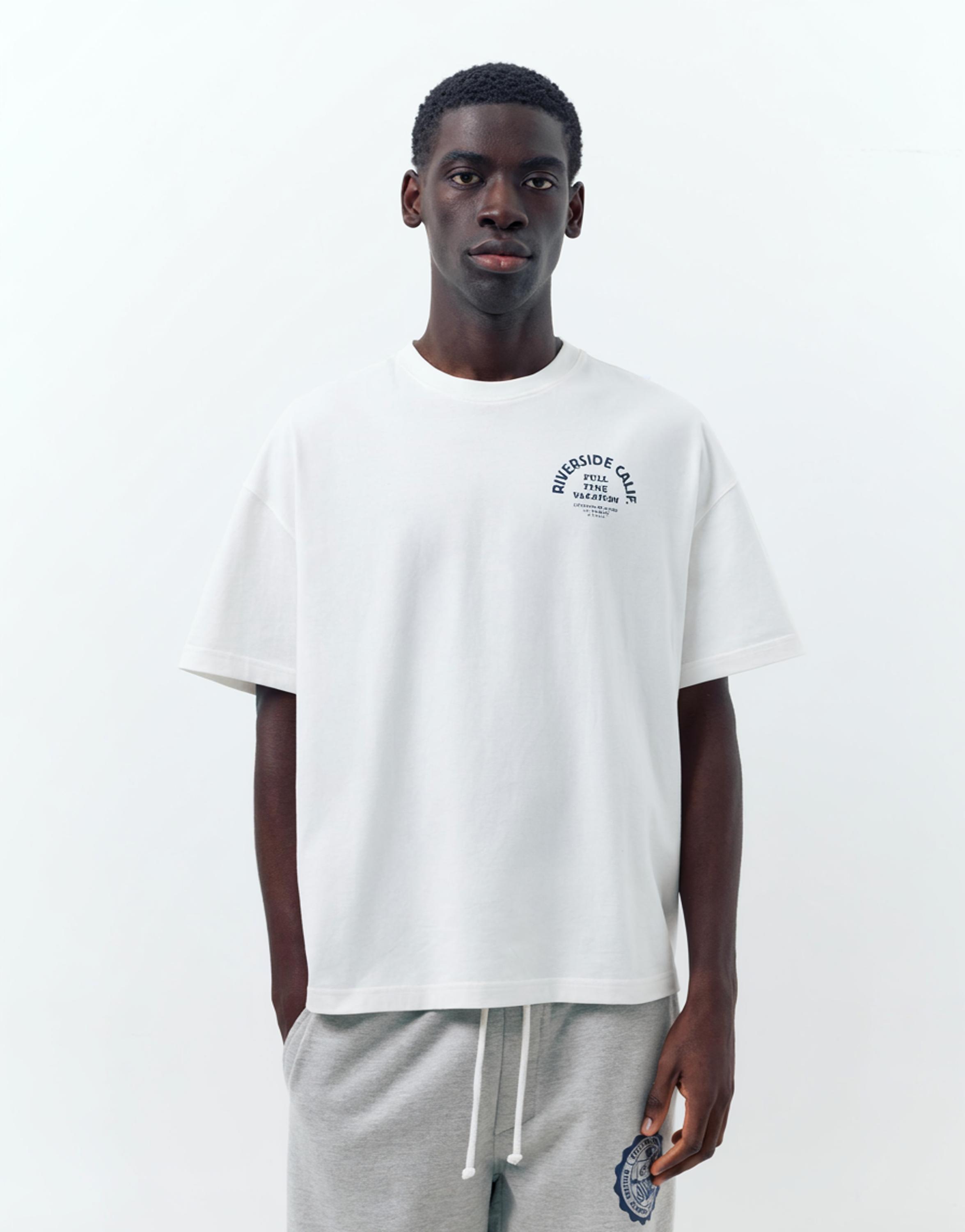 Kısa kollu grafikli tişört - Görsel 9