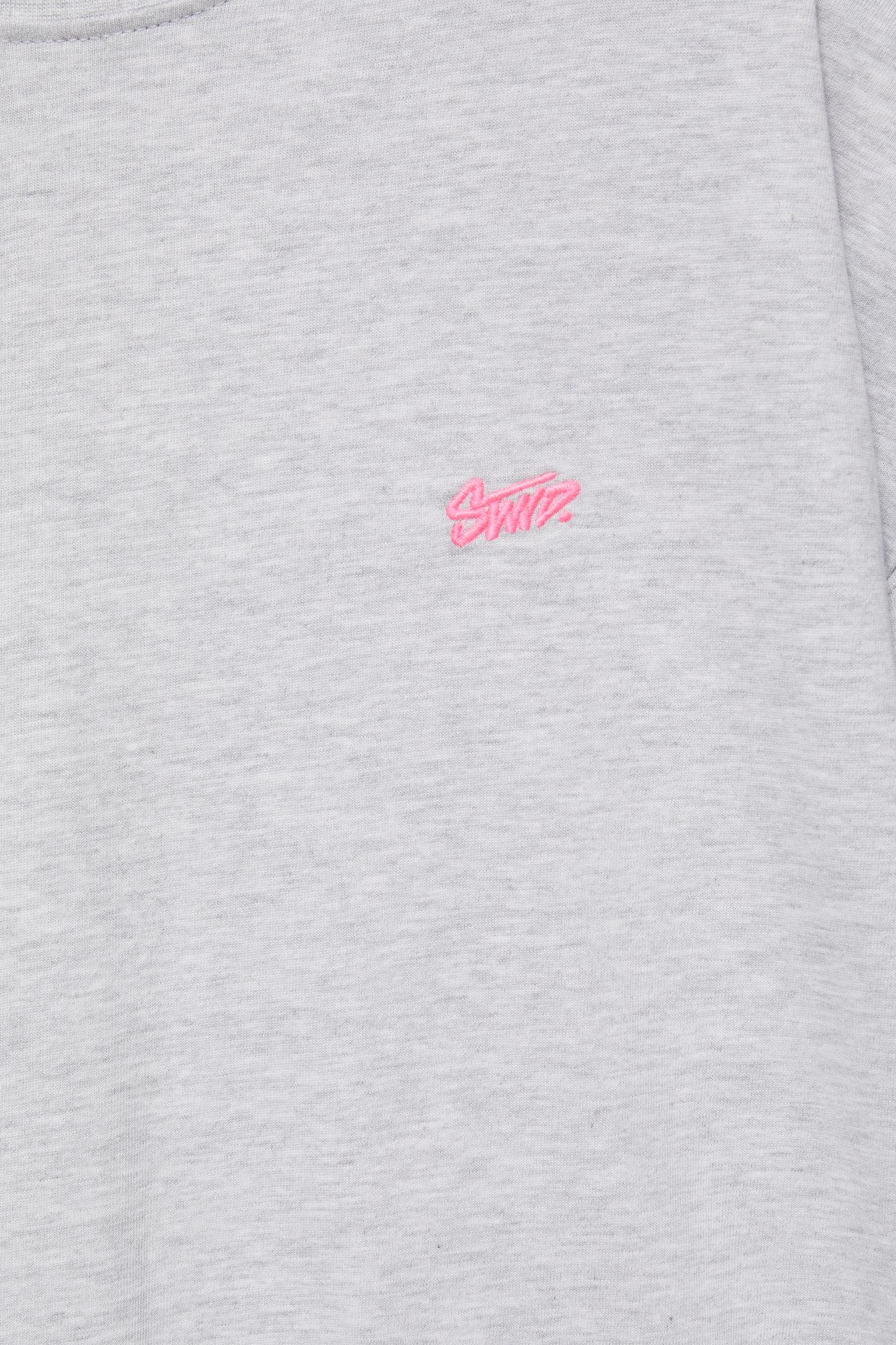 STWD logo boxy T-shirt — Pearl grey
