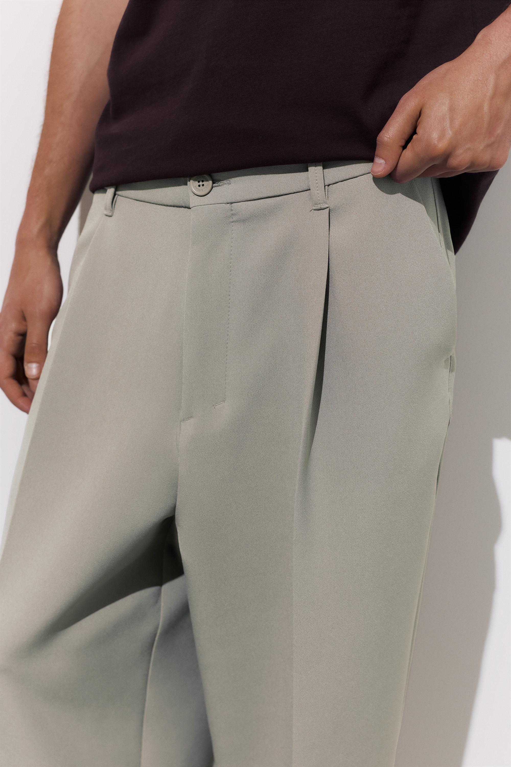 Tailored trousers — Taupe