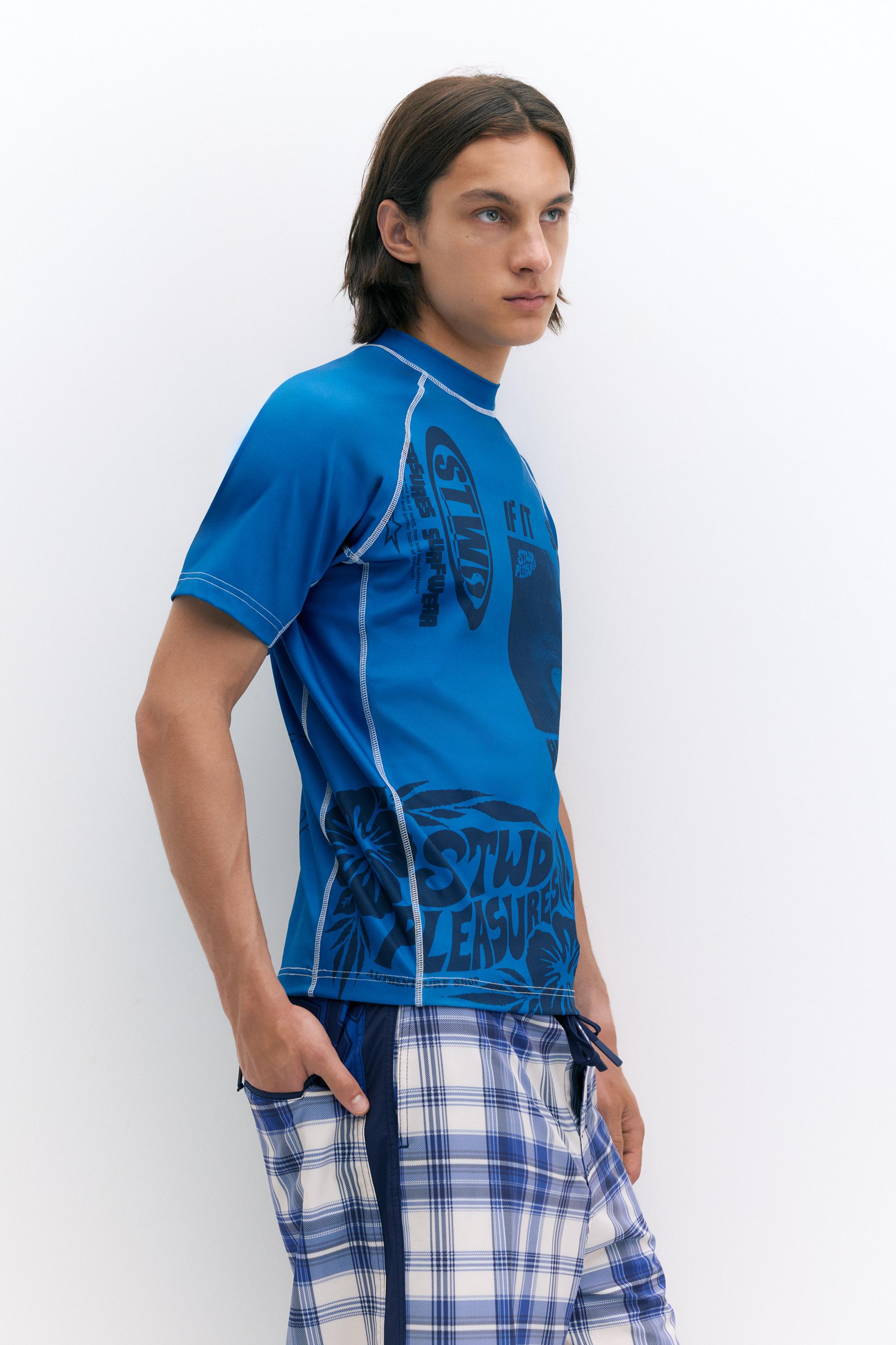 Pleasures x STWD T-shirt — Blue