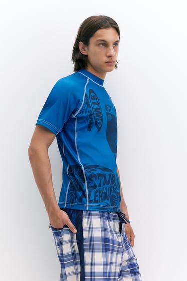 Pleasures x STWD T-shirt — Blue 6