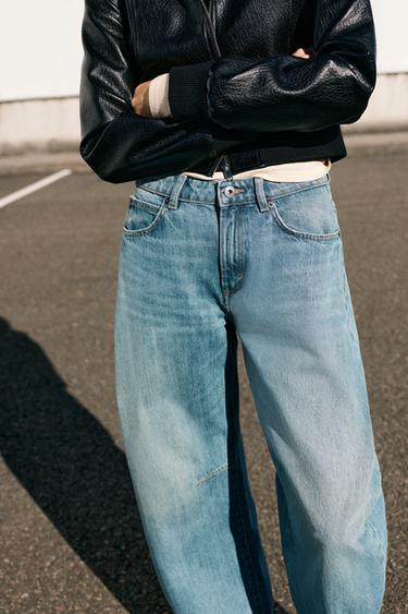 Balloon jeans — Greenish blue 5