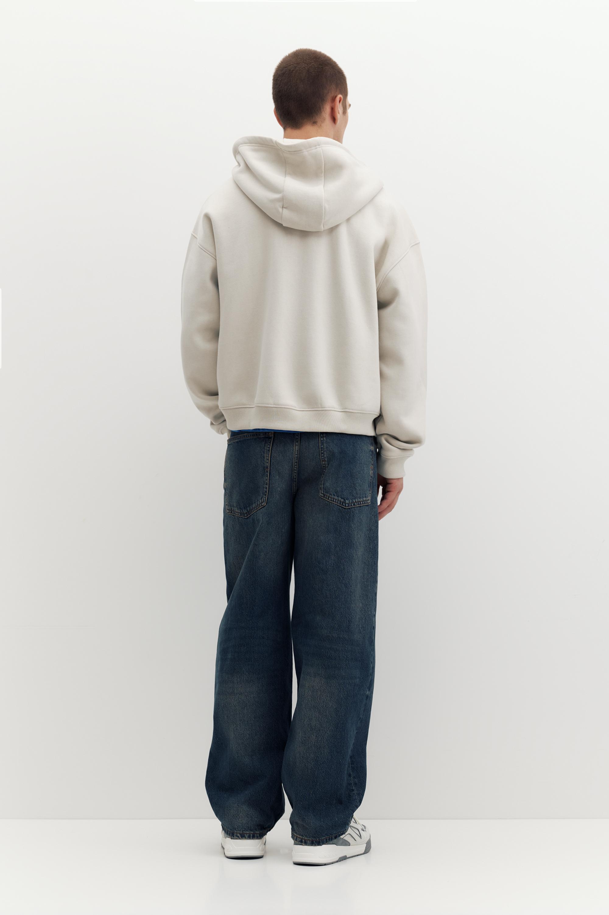 Zip-up hoodie — Ash