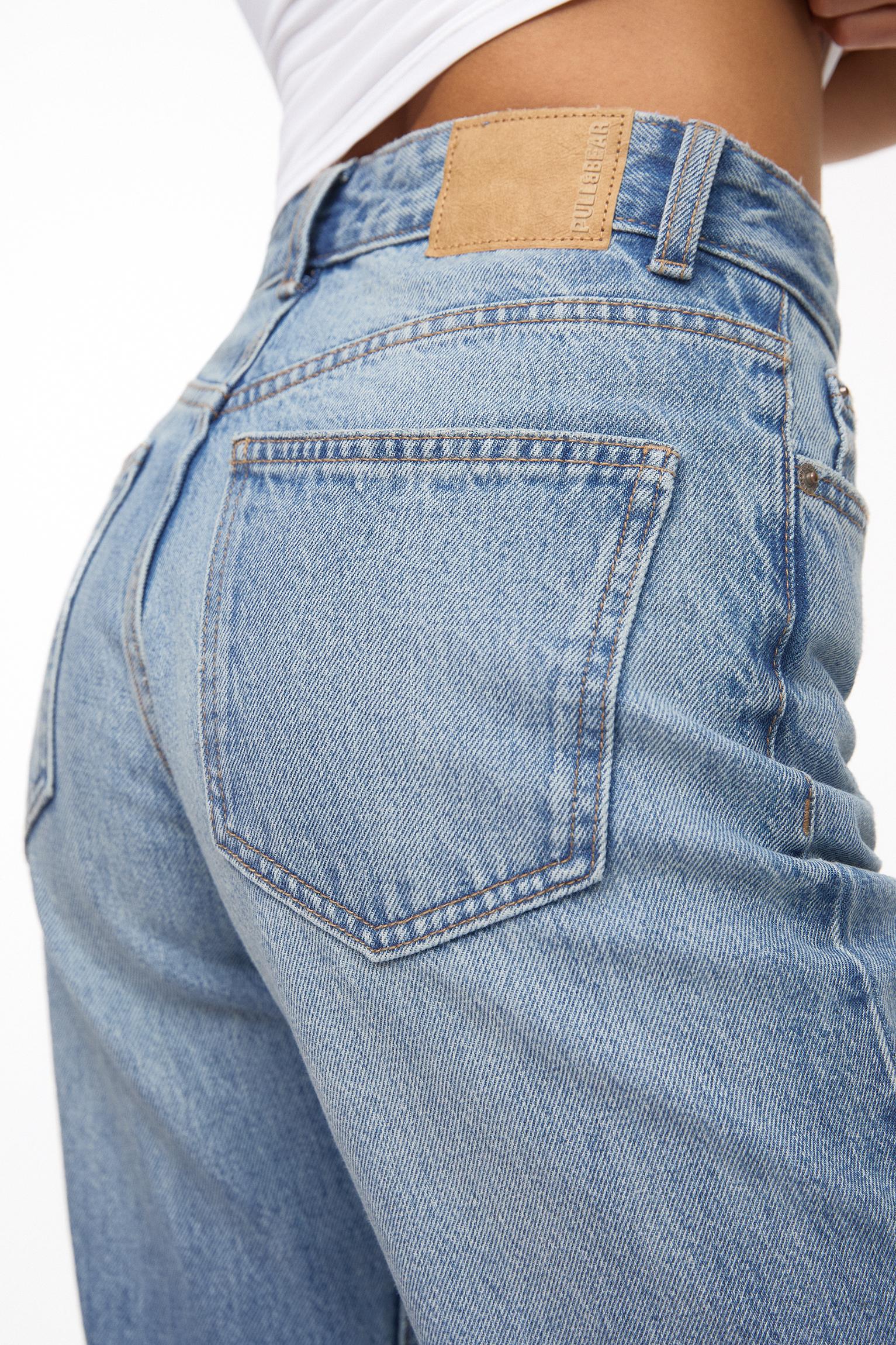 Oversize baggy jeans — Medium blue