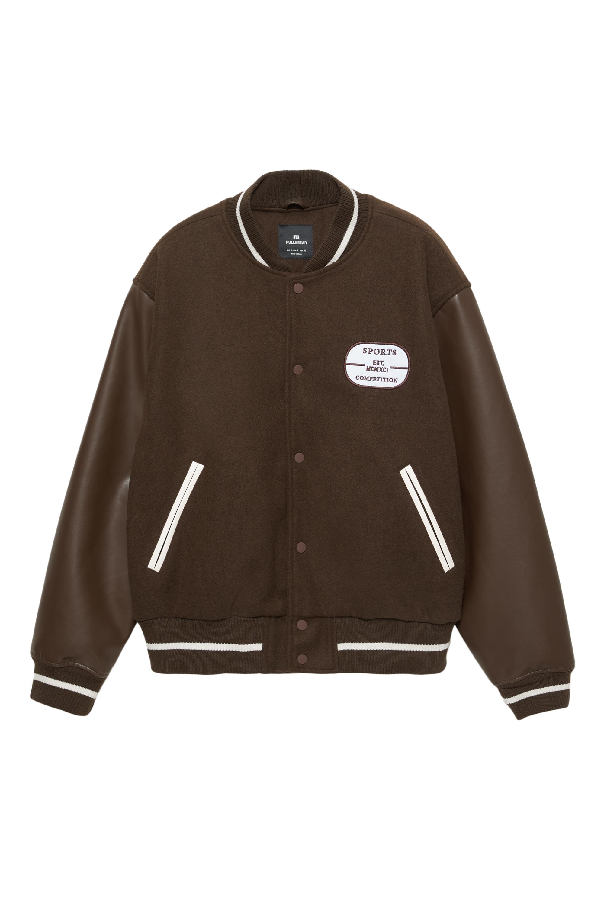 Kahverengi bomber ceket