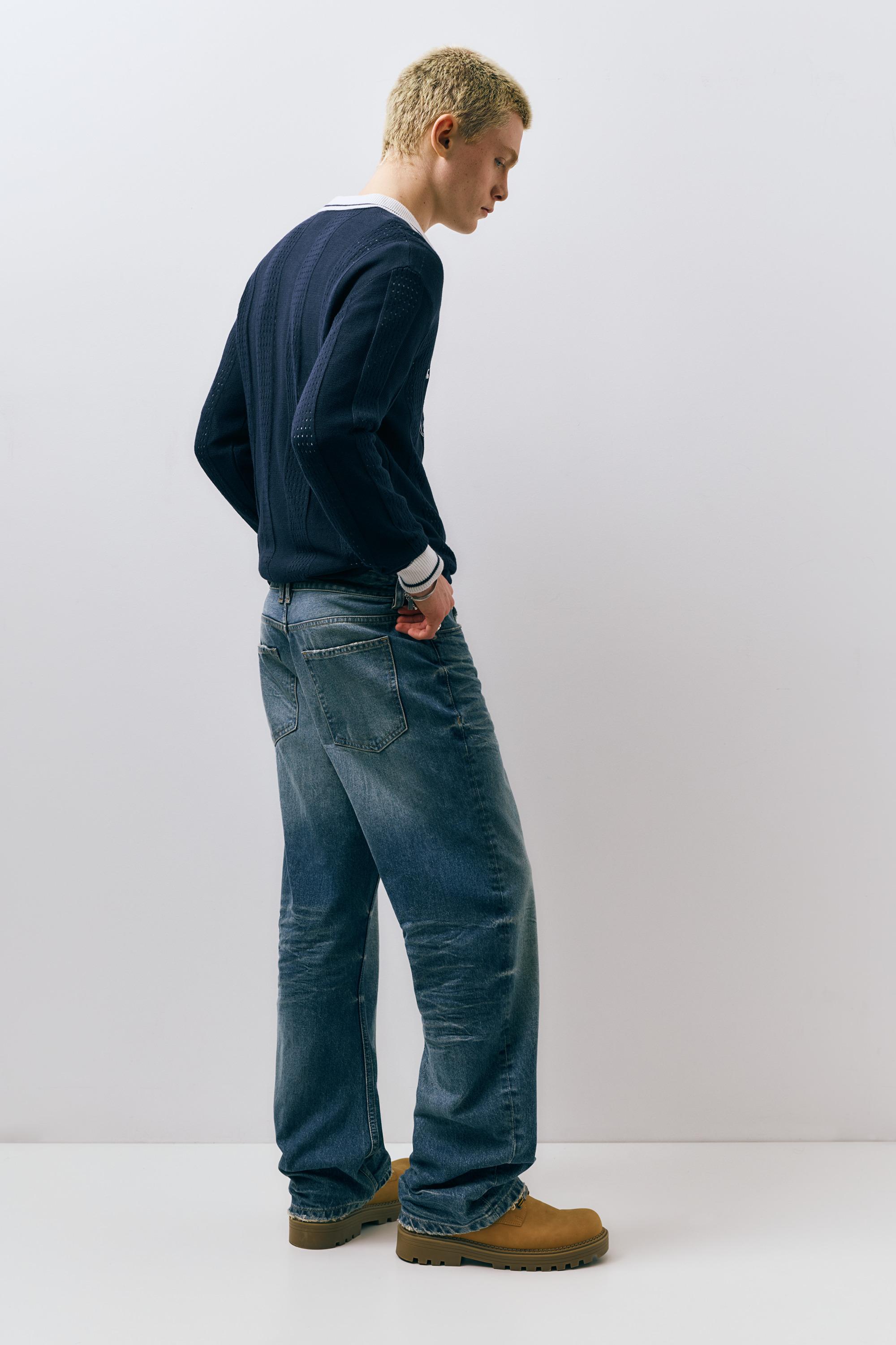 Grafik detaylı örme futbol polo - Görsel 19