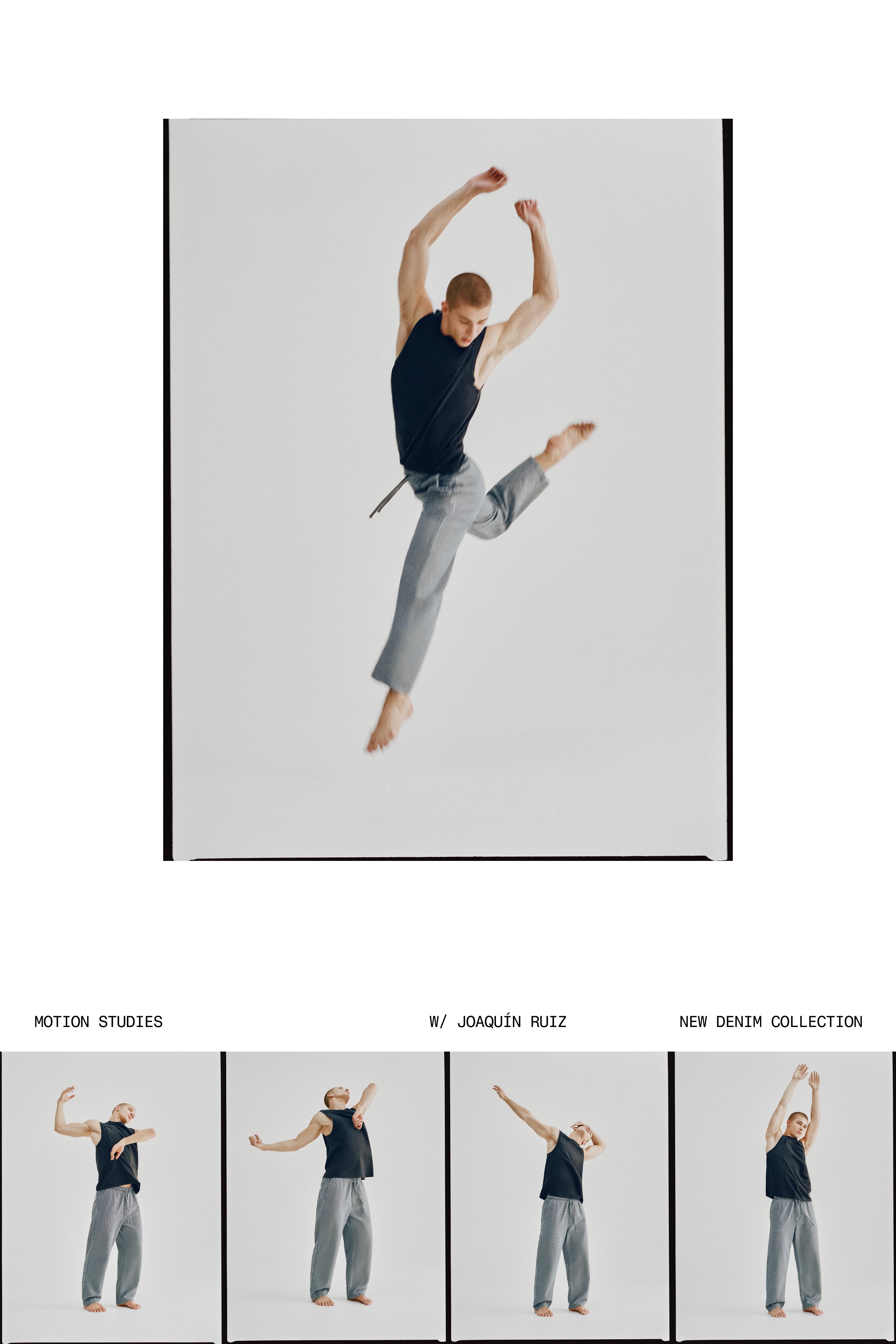 Denim joggers — Blue