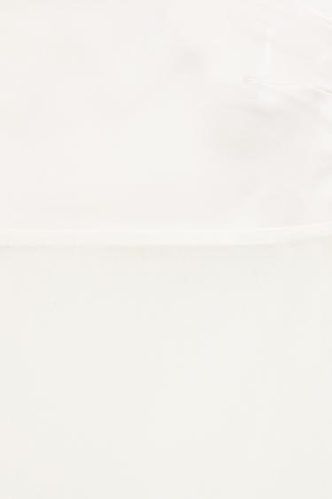 Mixed fabric strapless top — Ice 6