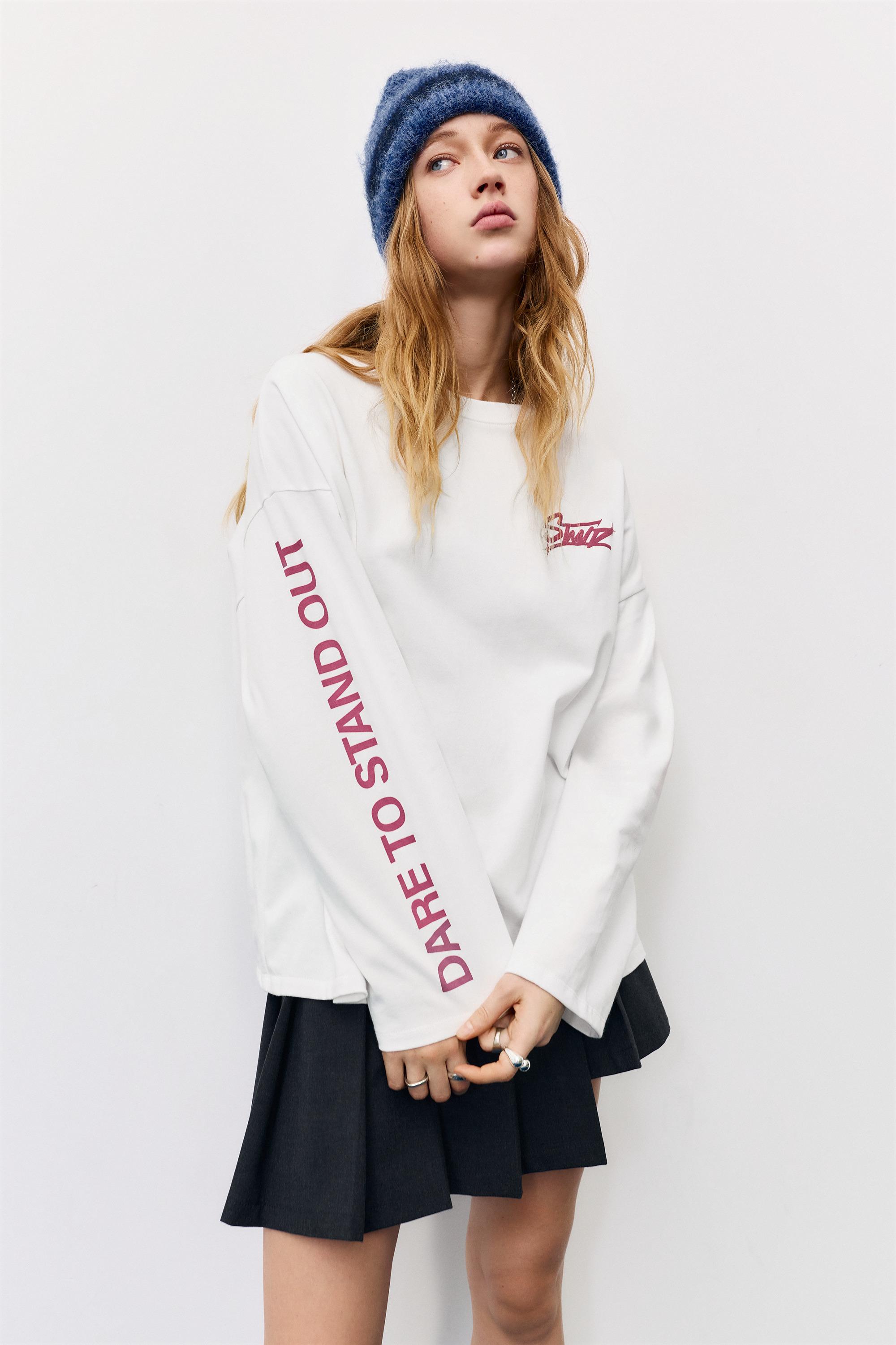 T-Shirt Mit Stwd-Grafik