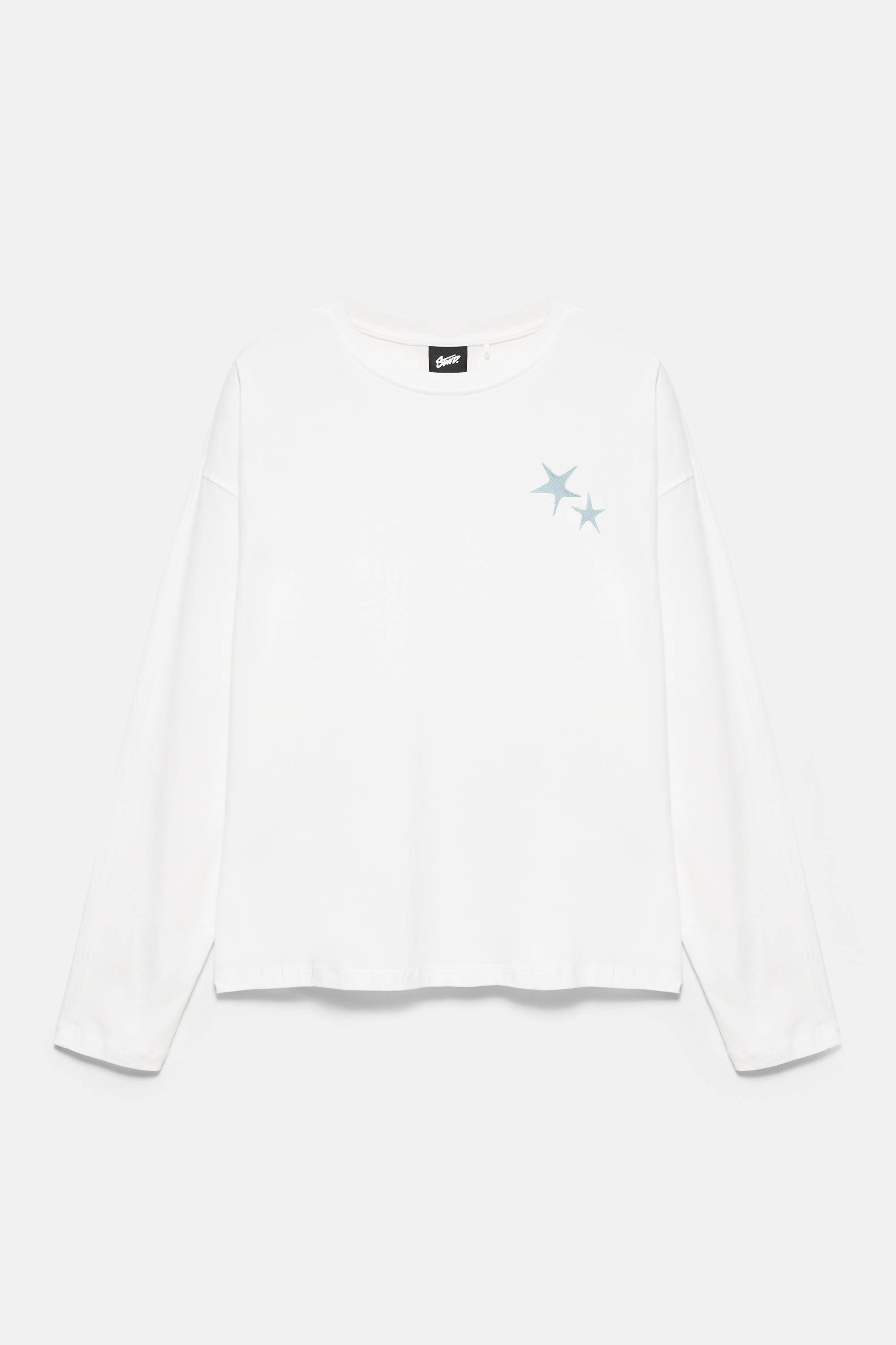 STWD boxy star T-shirt — Off white