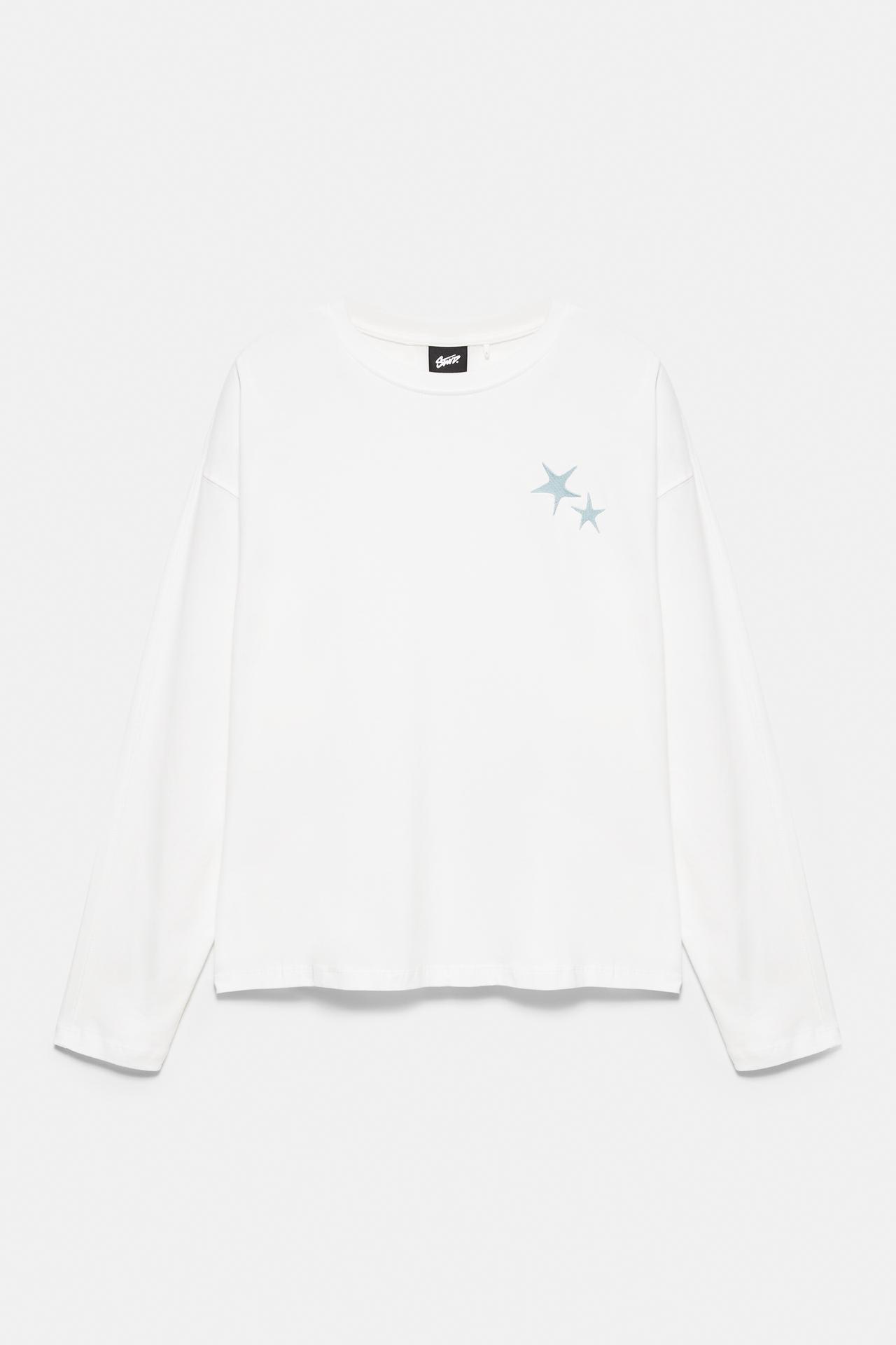 STWD boxy star T-shirt — Off white