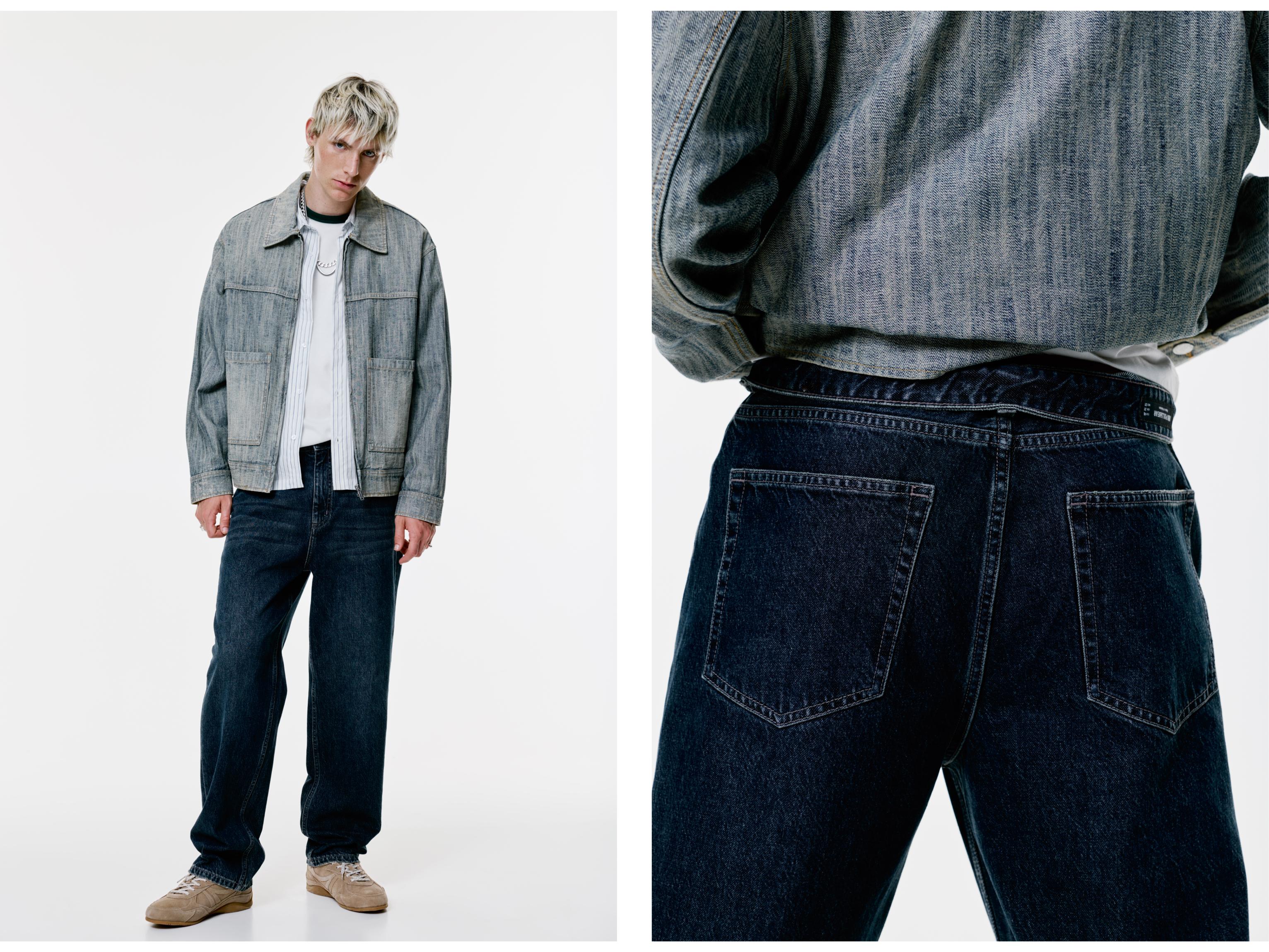 Baggy jeans — Pastel blue