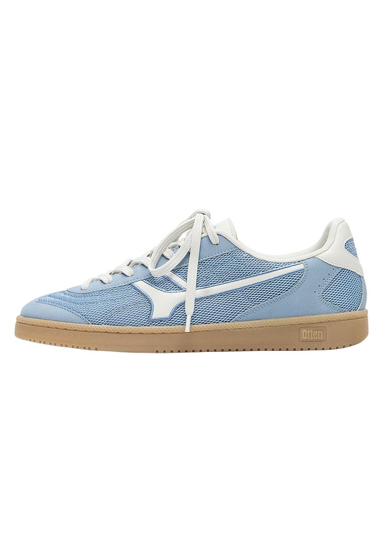 Retro textured trainers — Blue