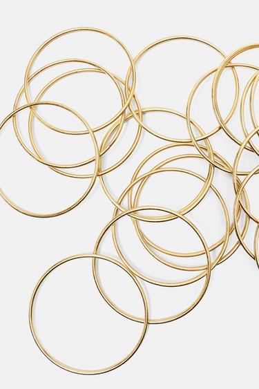 Pack of thin bracelets — Gold 2