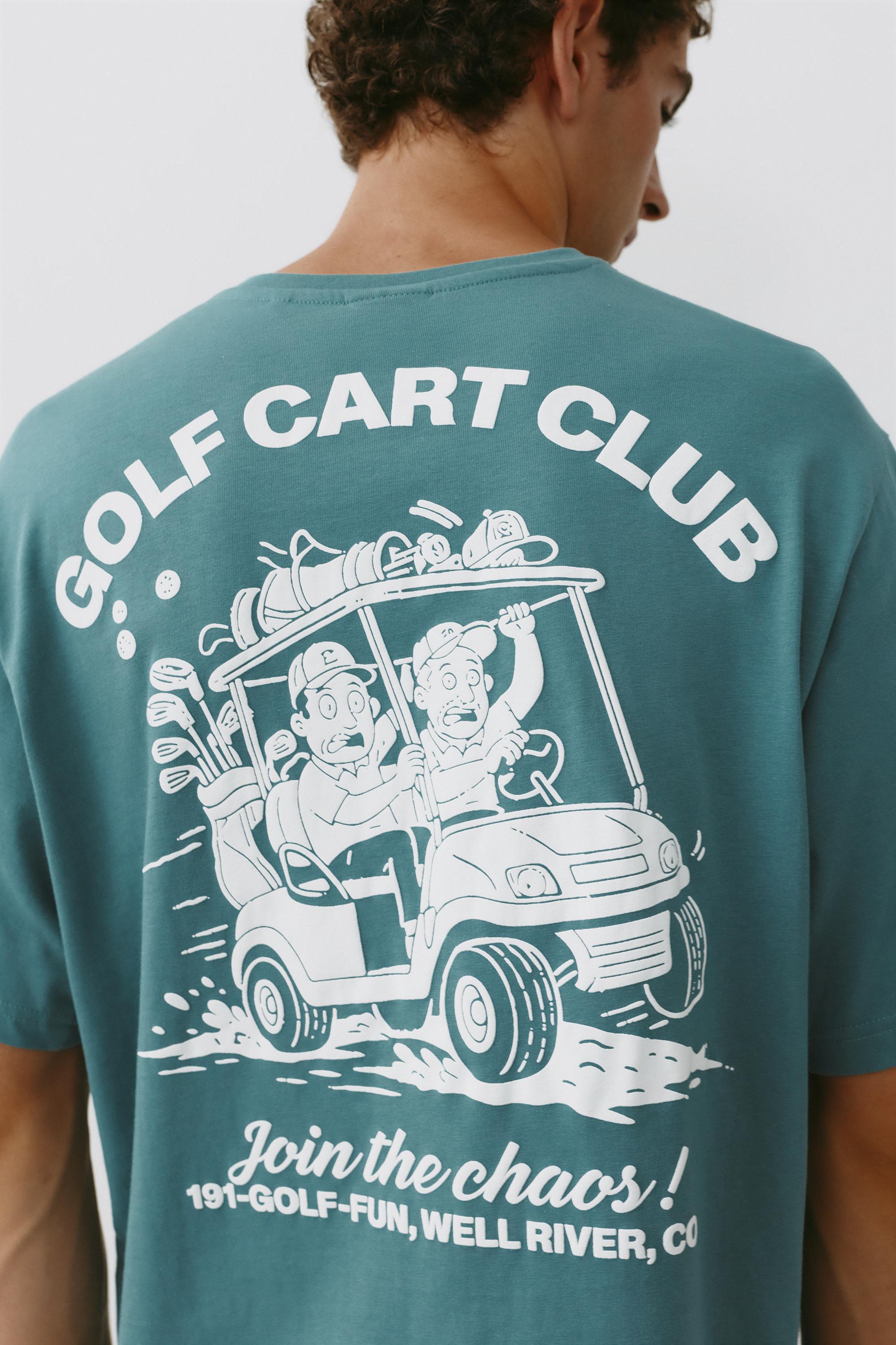 Golf Cart Club T-shirt — Green