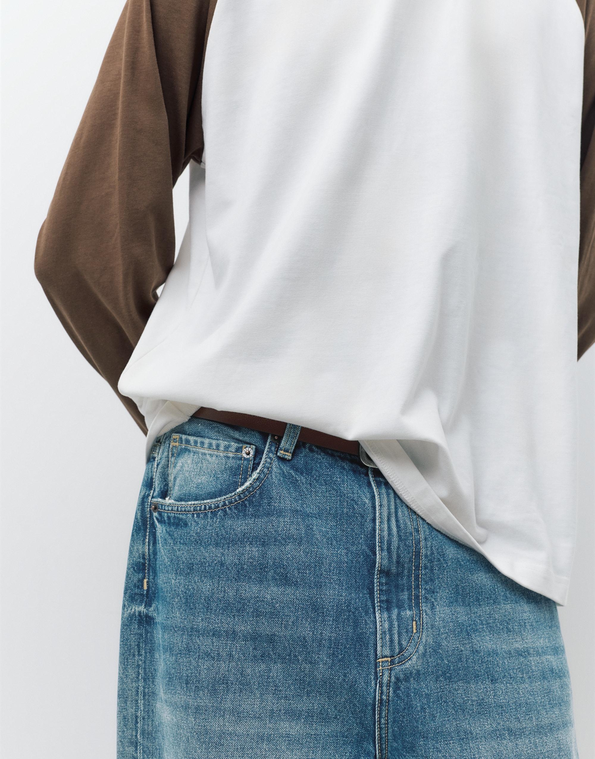 Baggy jeans — Medium blue