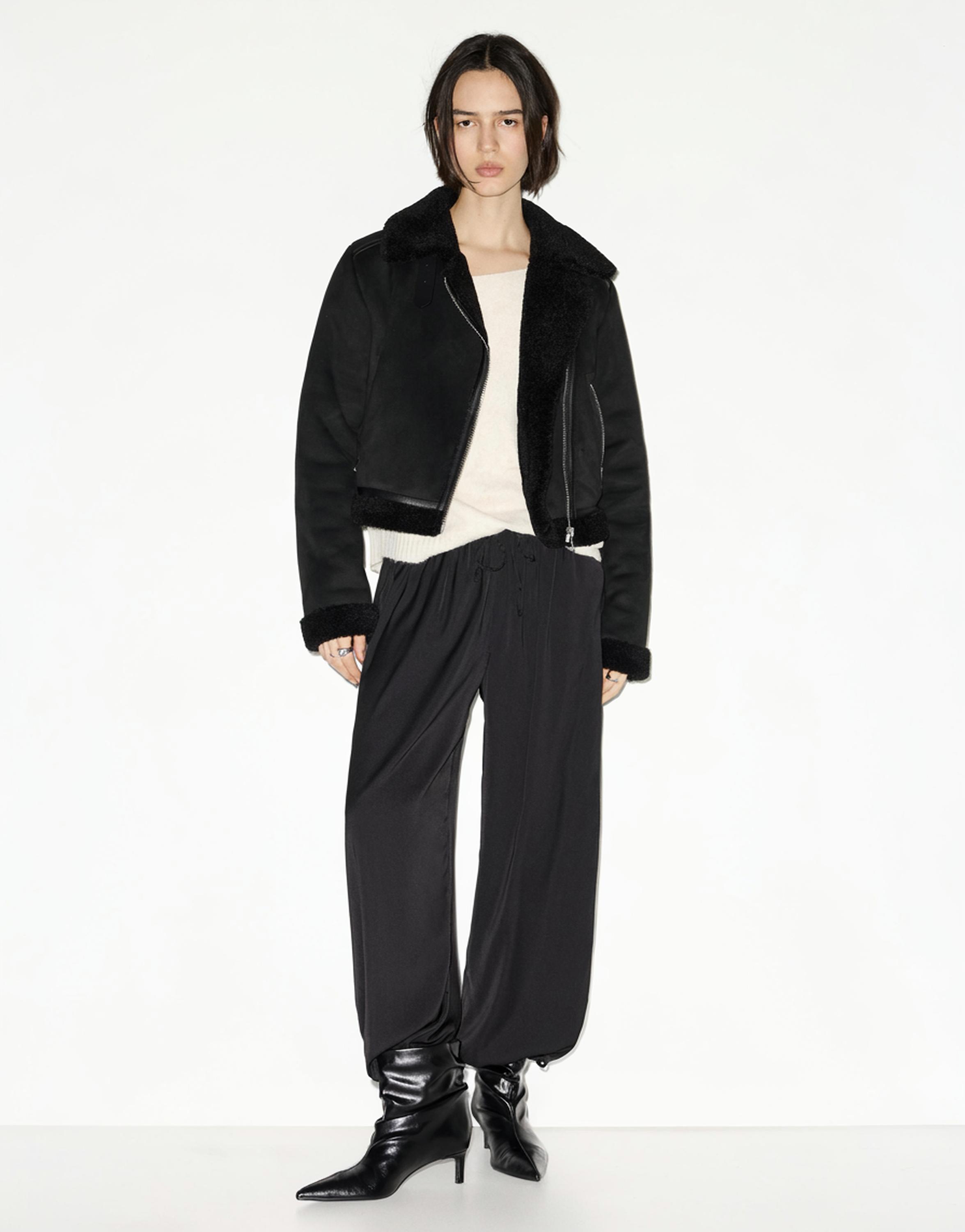 Short Reversible Jacket — Black