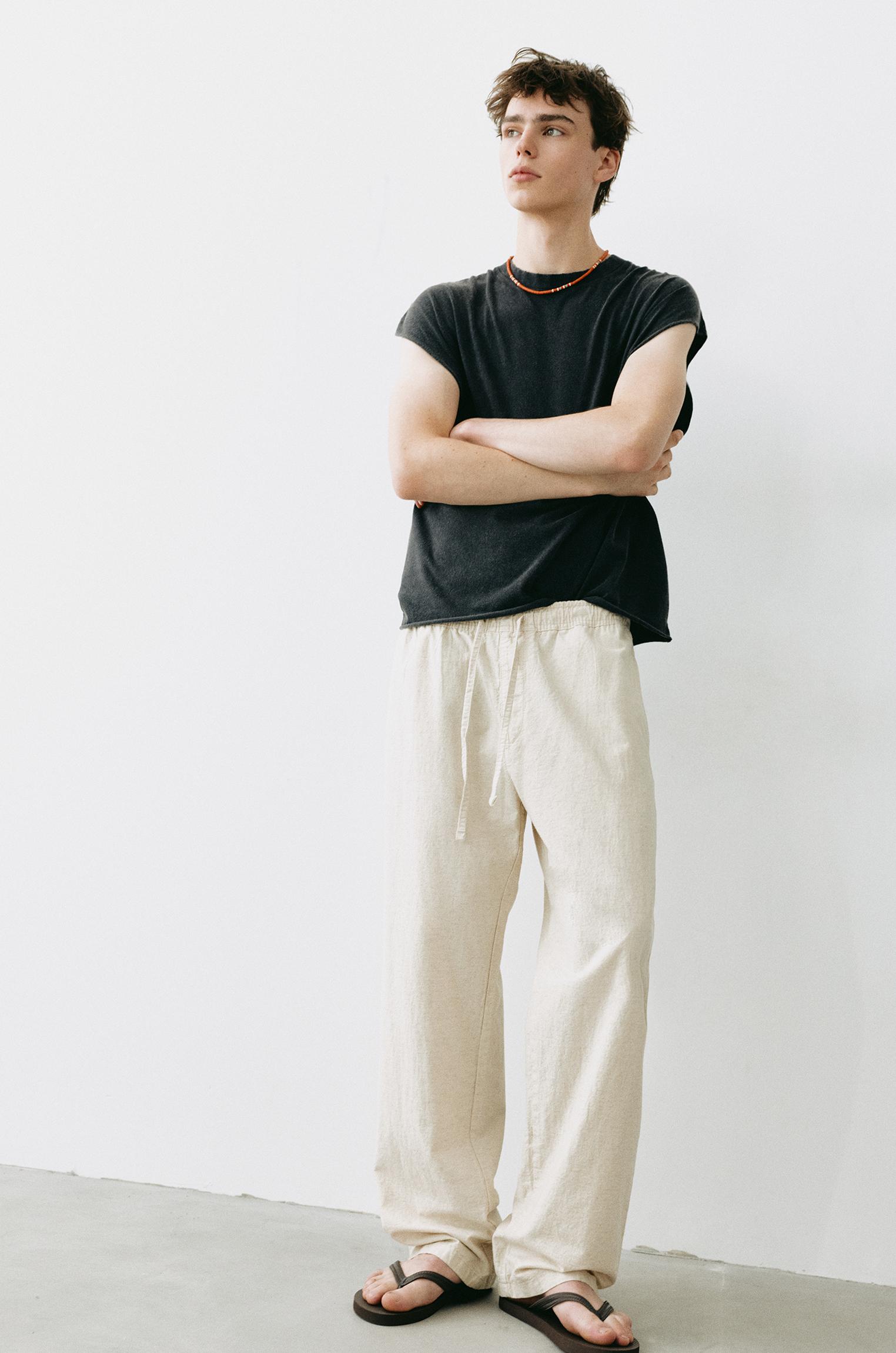 Rustic joggers — Beige