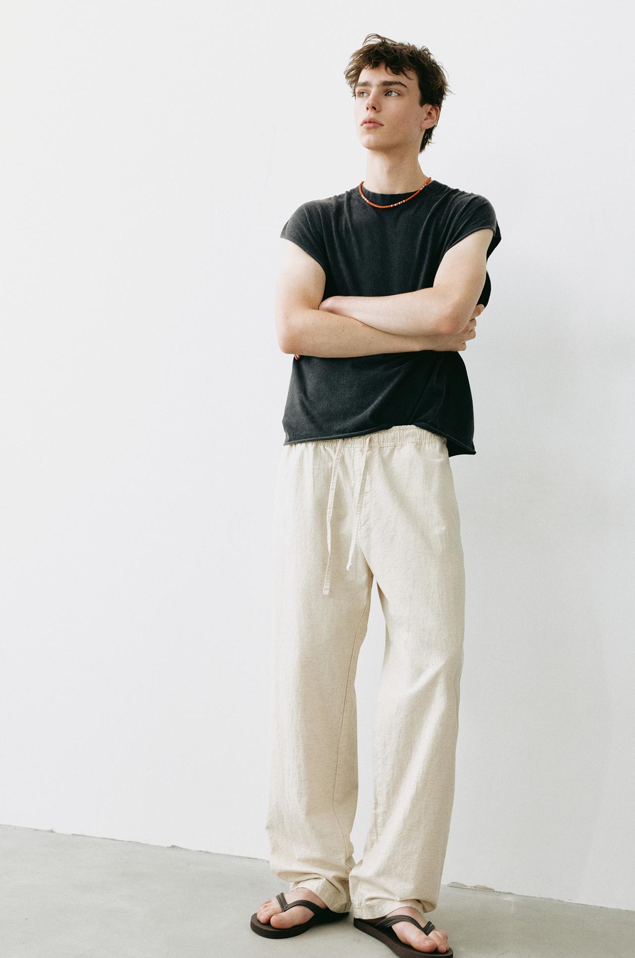 Rustic joggers — Beige