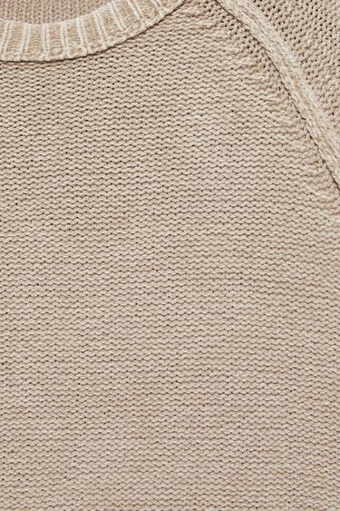 Washed finish jumper — Taupe 8
