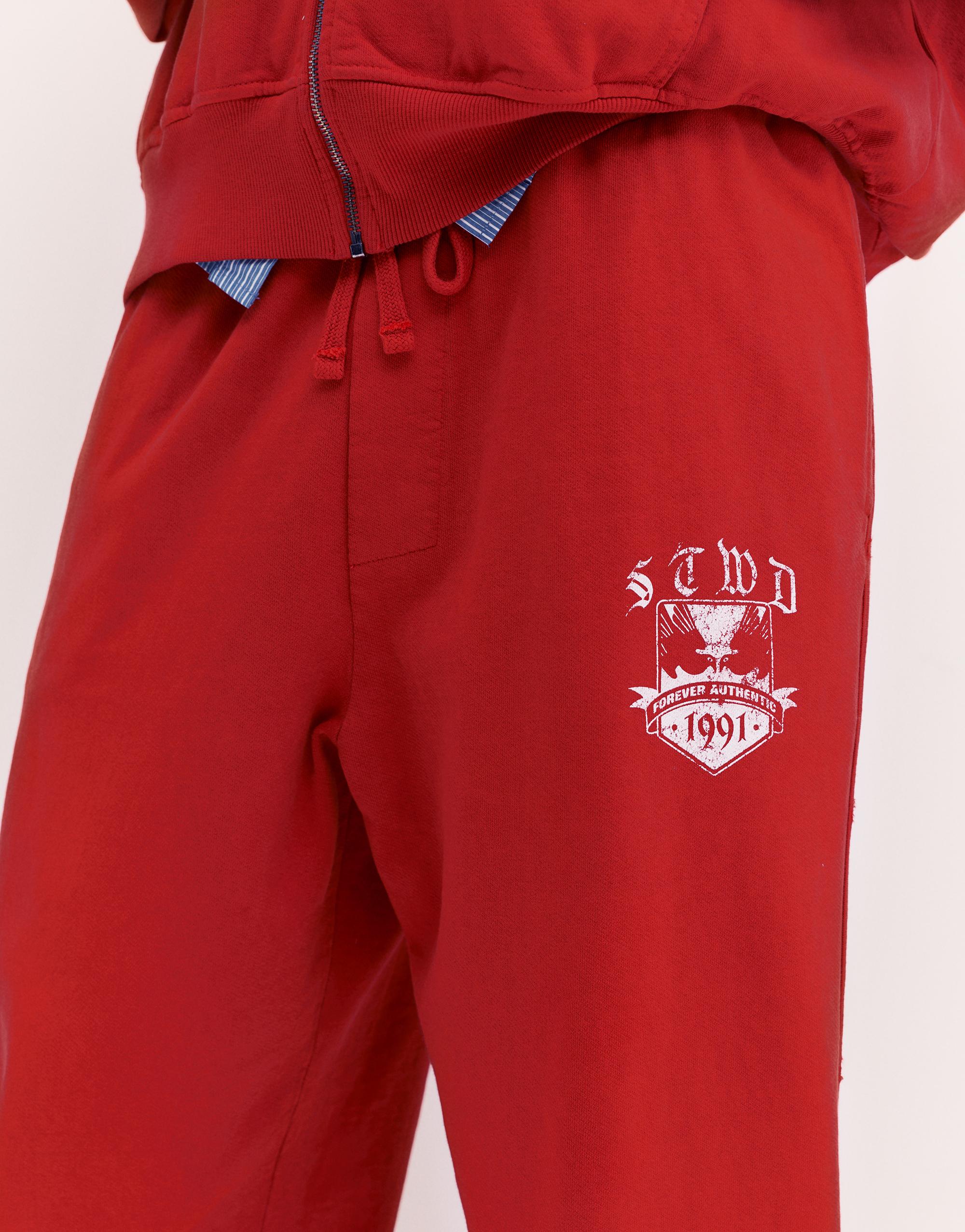STWD varsity tracksuit trousers — Red