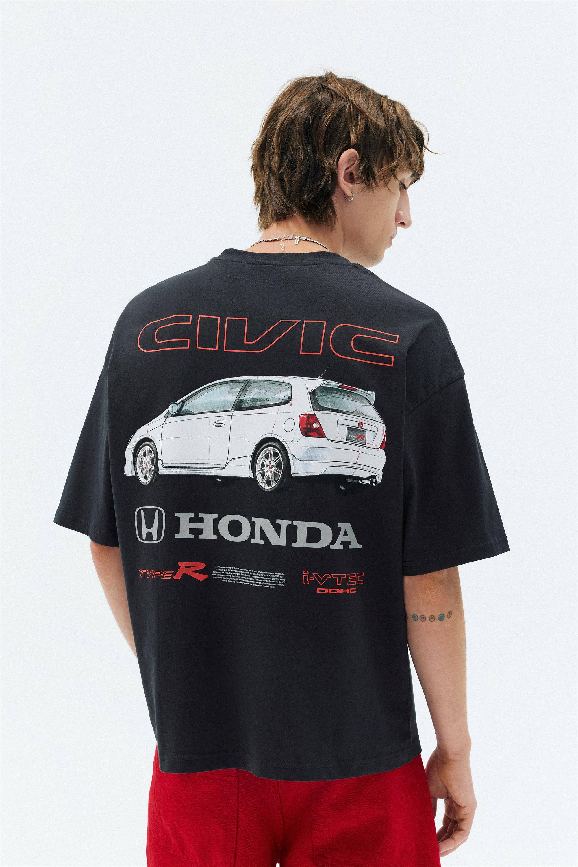 Honda Civic Graphic T-shirt — Anthracite grey