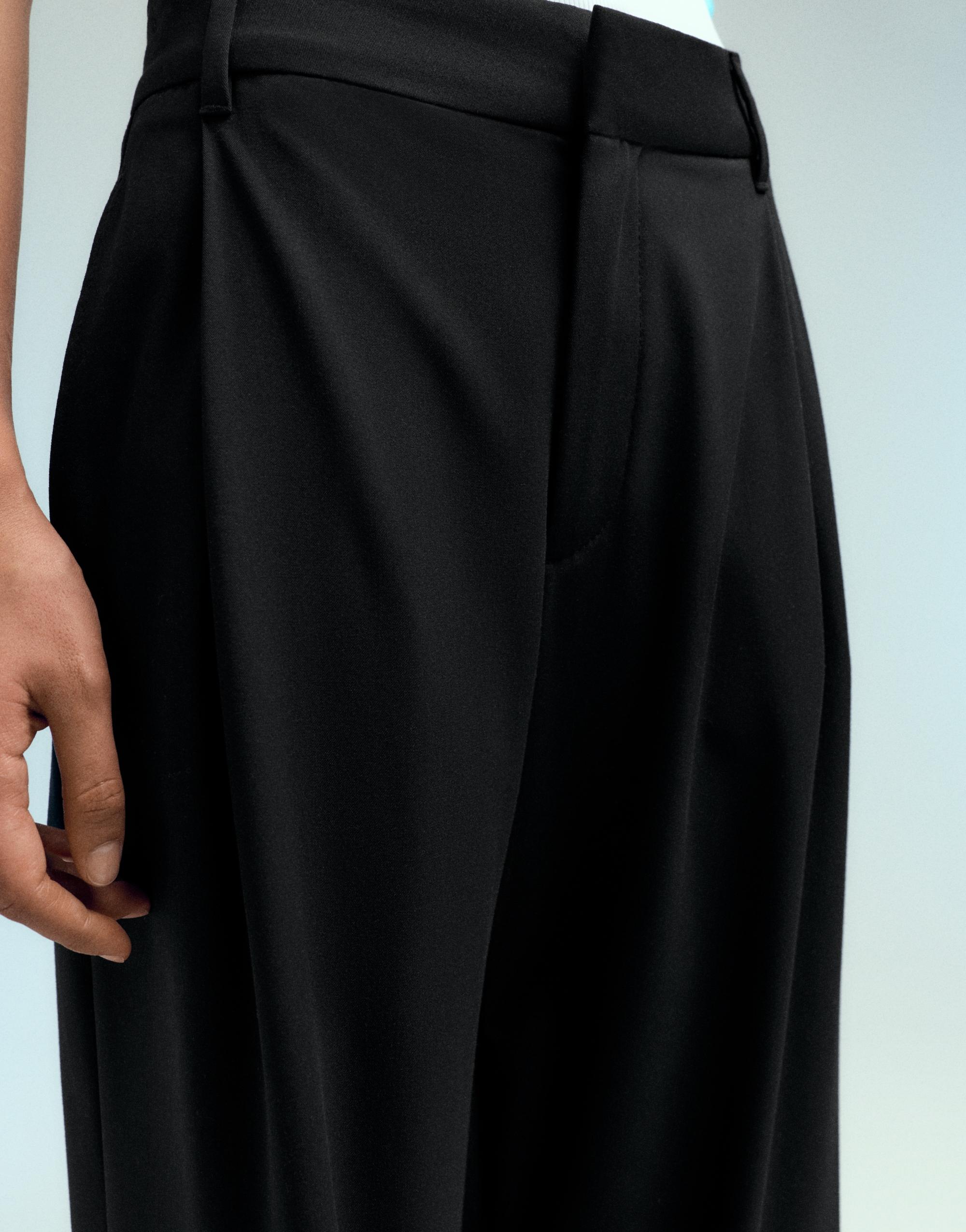 Darted smart trousers — Black
