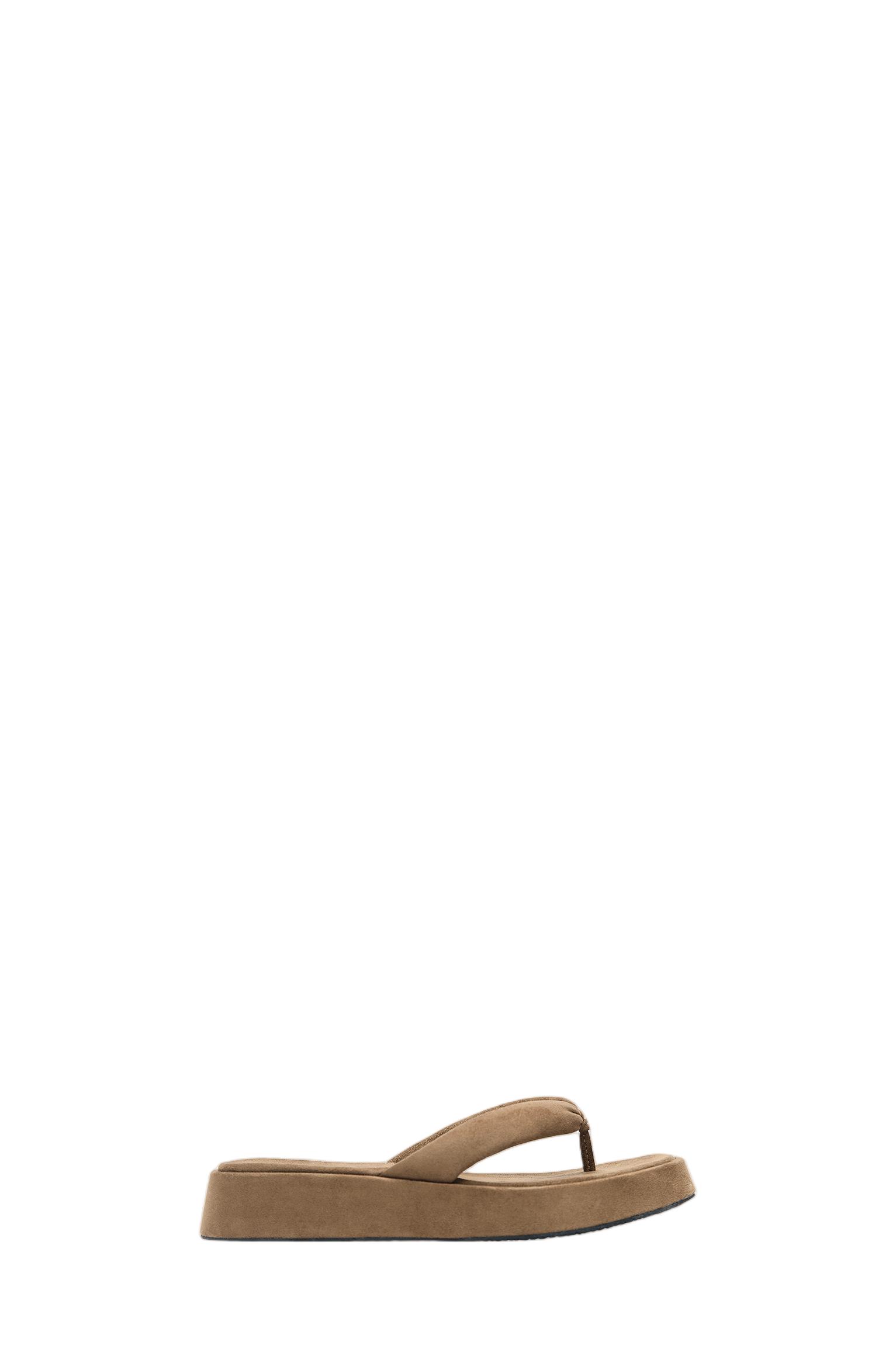 Hacimli düz sandalet - Görsel 22