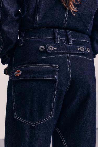 Dickies long denim jumpsuit — Navy 4
