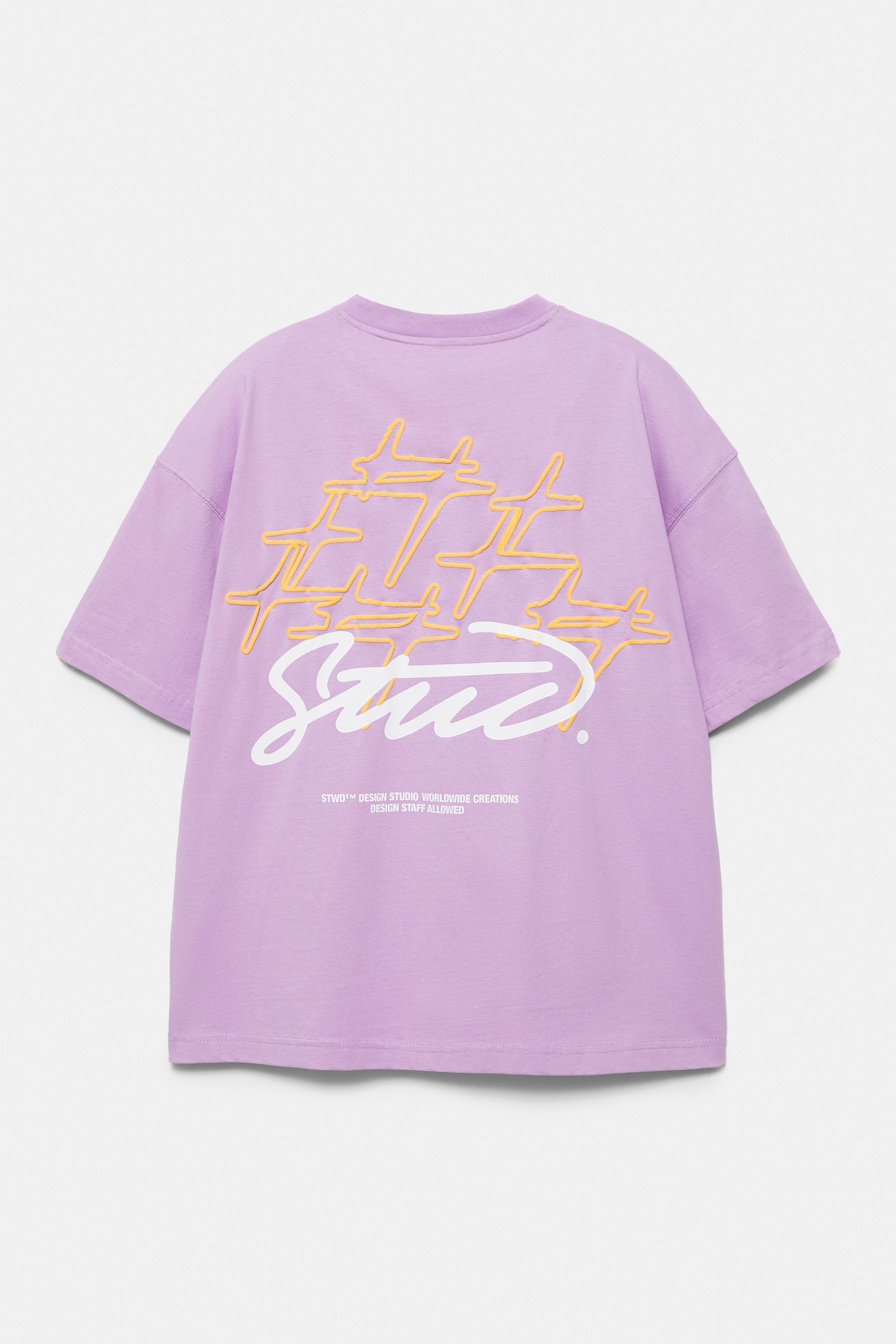 Mor STWD t-shirt - Görsel 3