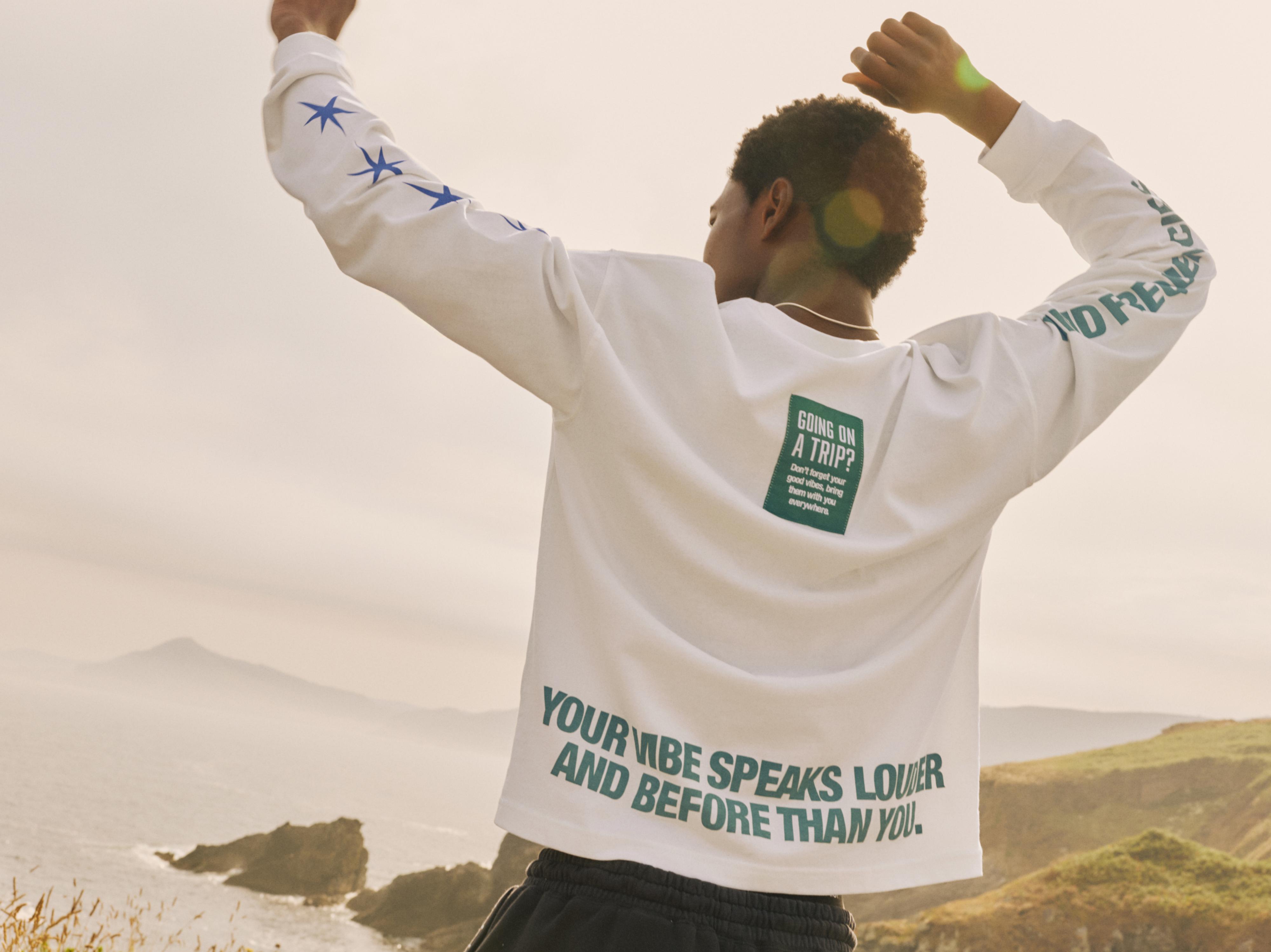 STWD long sleeve T-shirt — White