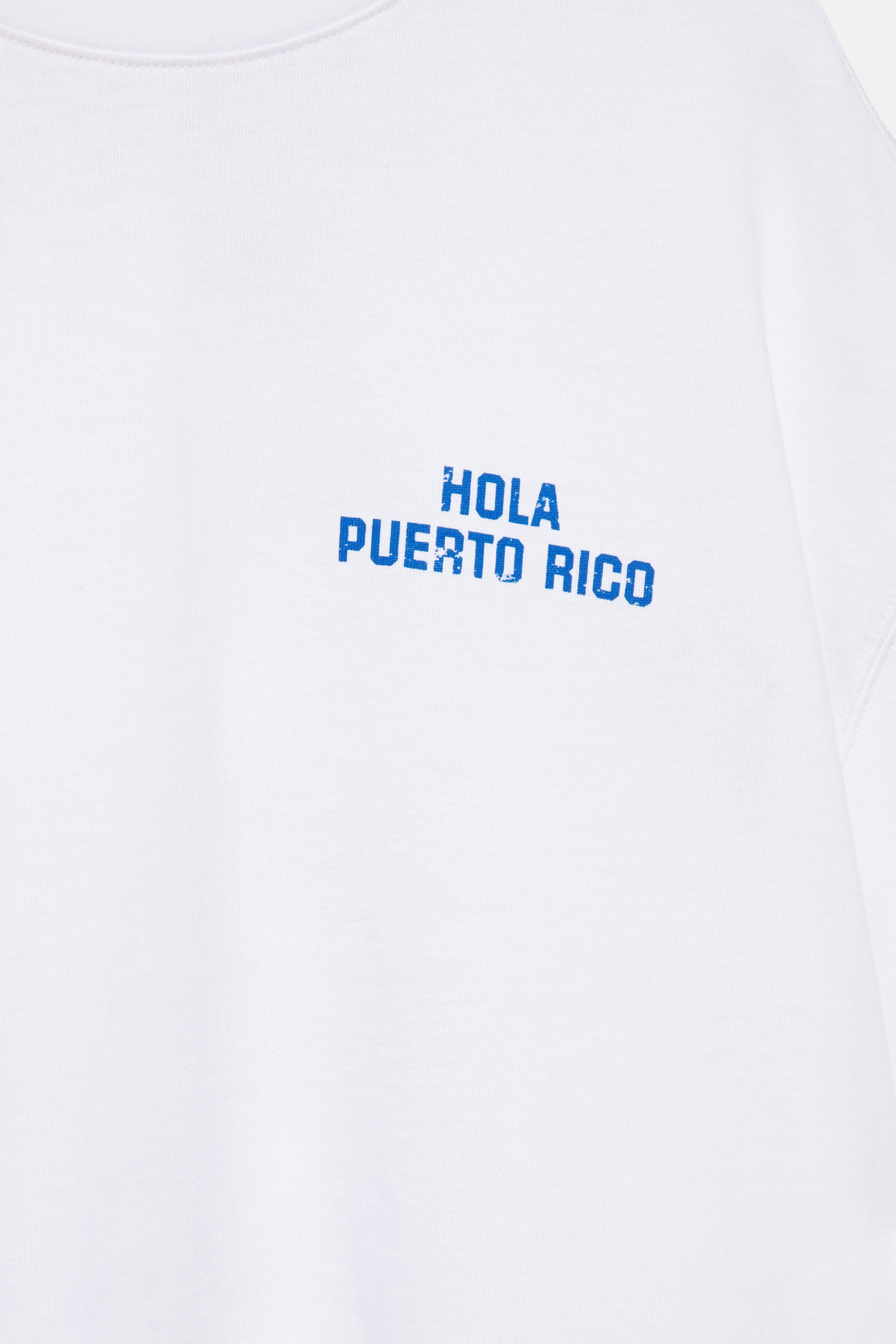 Puerto Rico graphic T-shirt — White