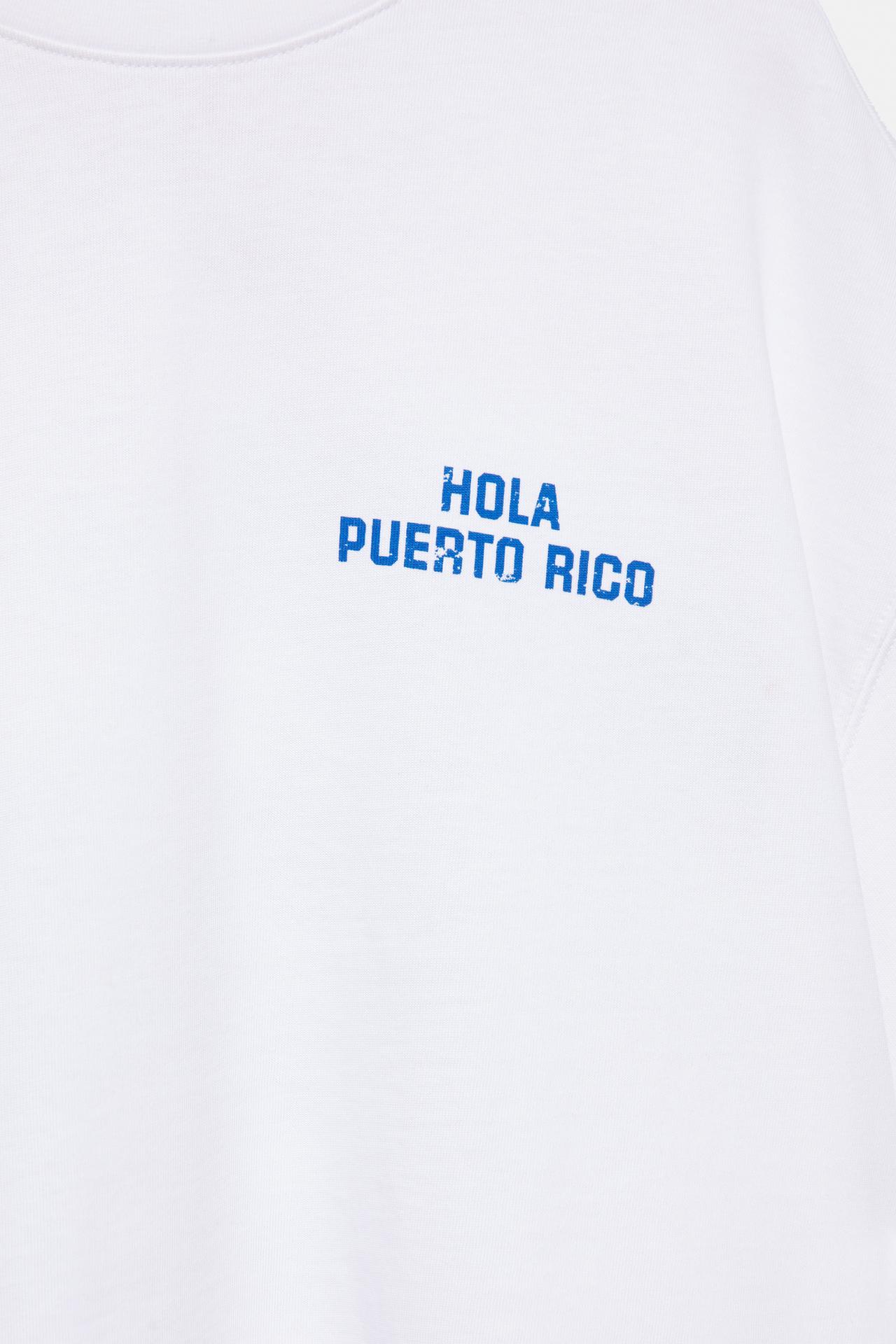 Puerto Rico graphic T-shirt — White