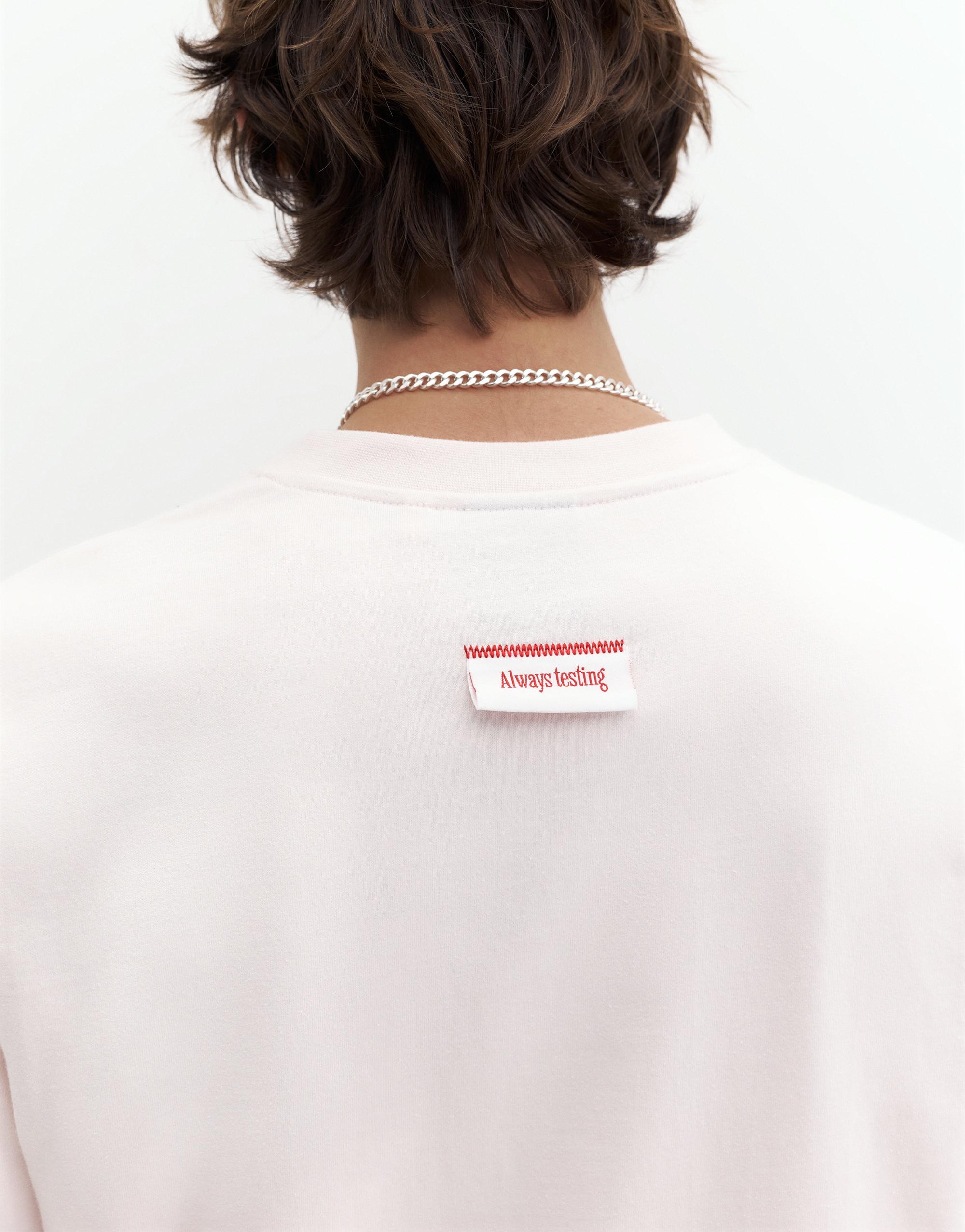 STWD Studio label T-shirt — Pastel pink