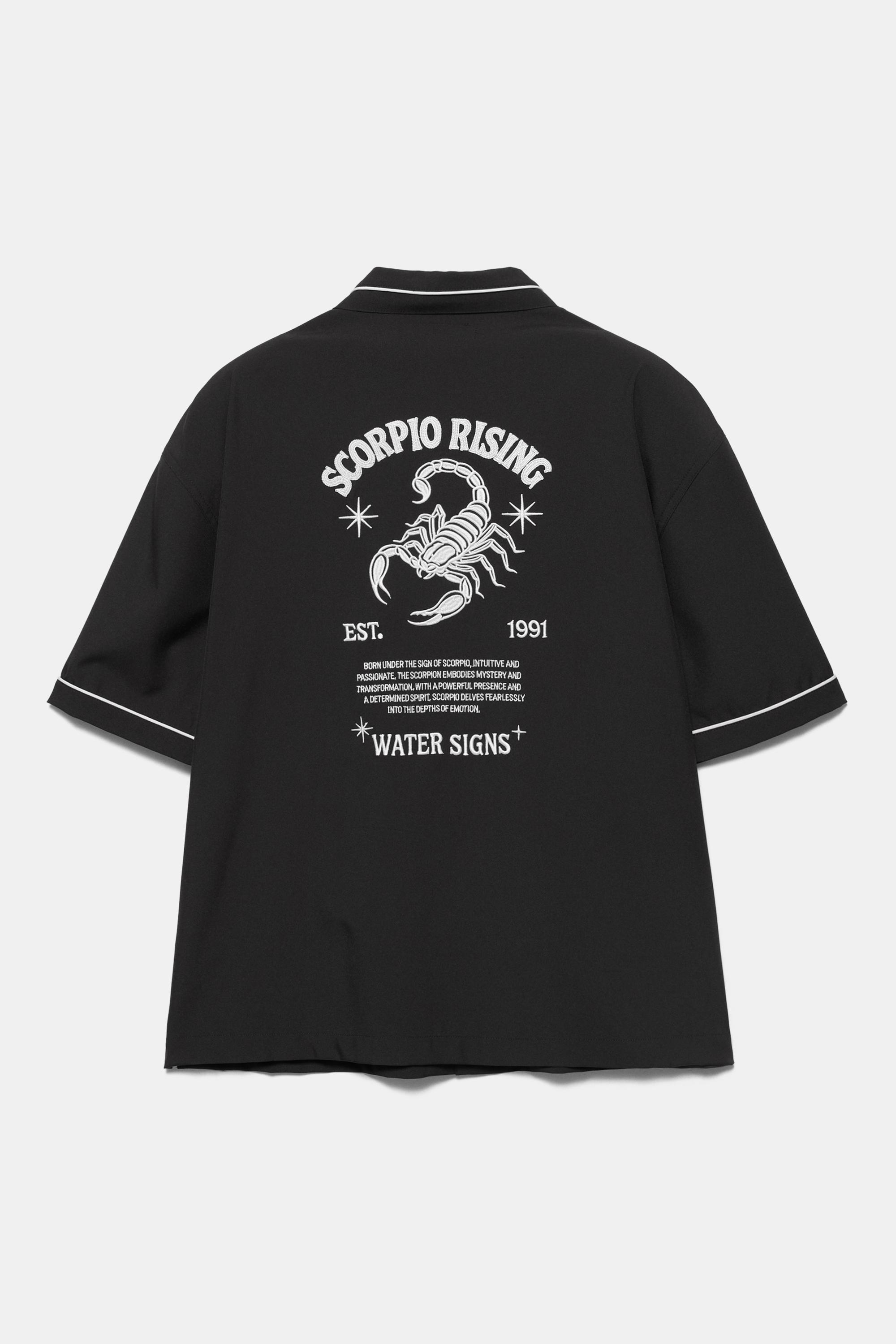 Kısa kollu nakışlı gömlek - Görsel 2