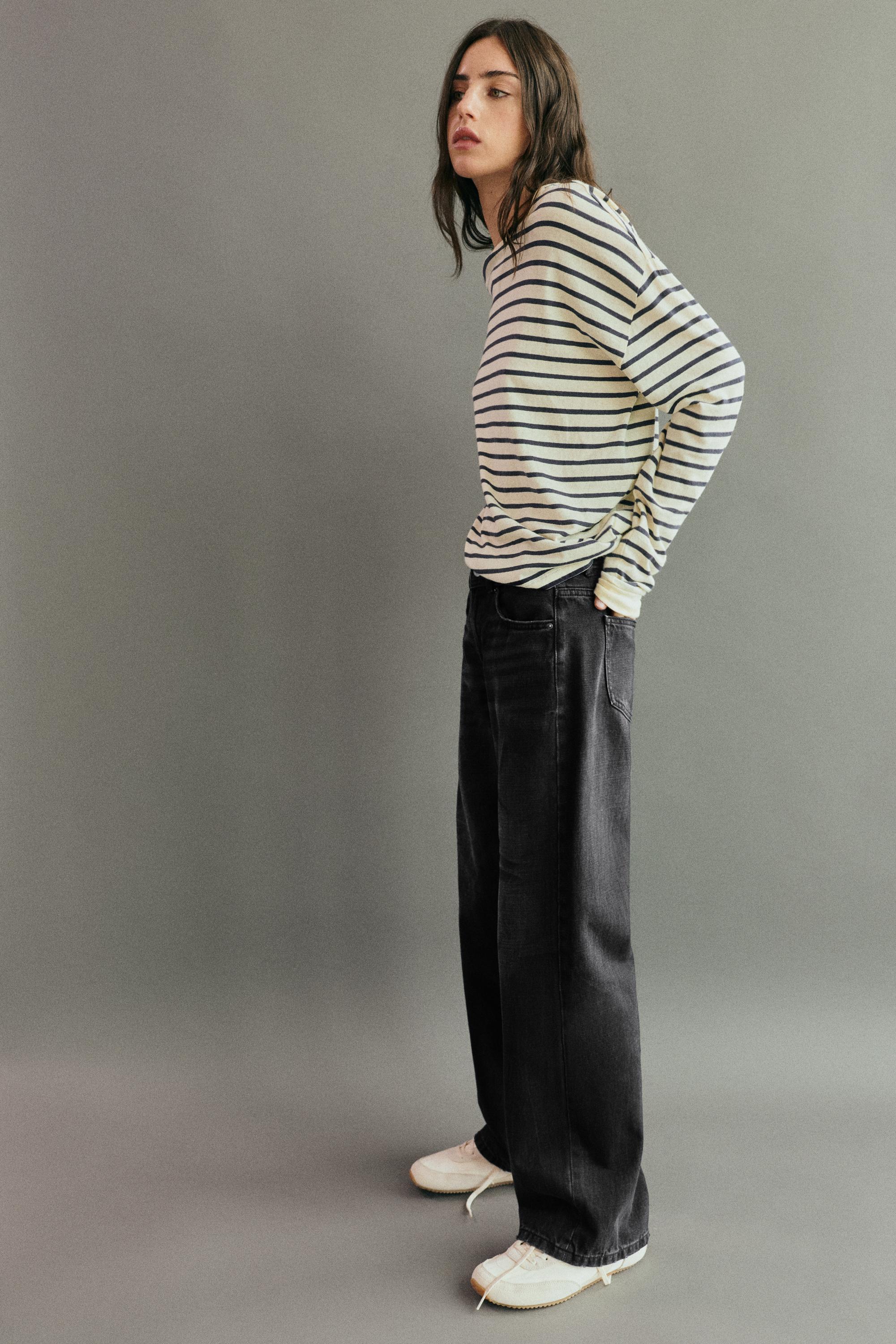 Pull&Bear Düşük bel straight fit jean görsel 6